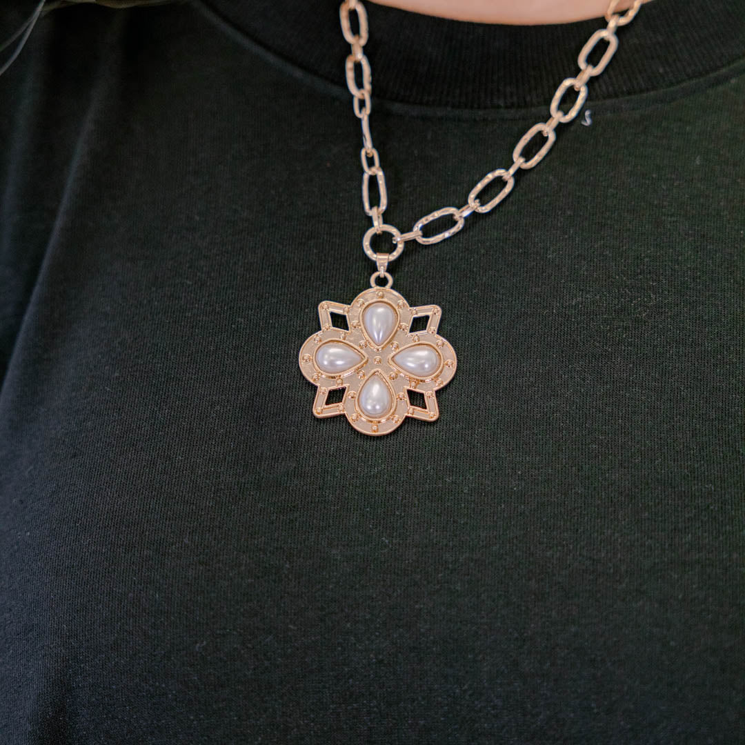 Keep Me Closer Necklace, Cream - Image 4