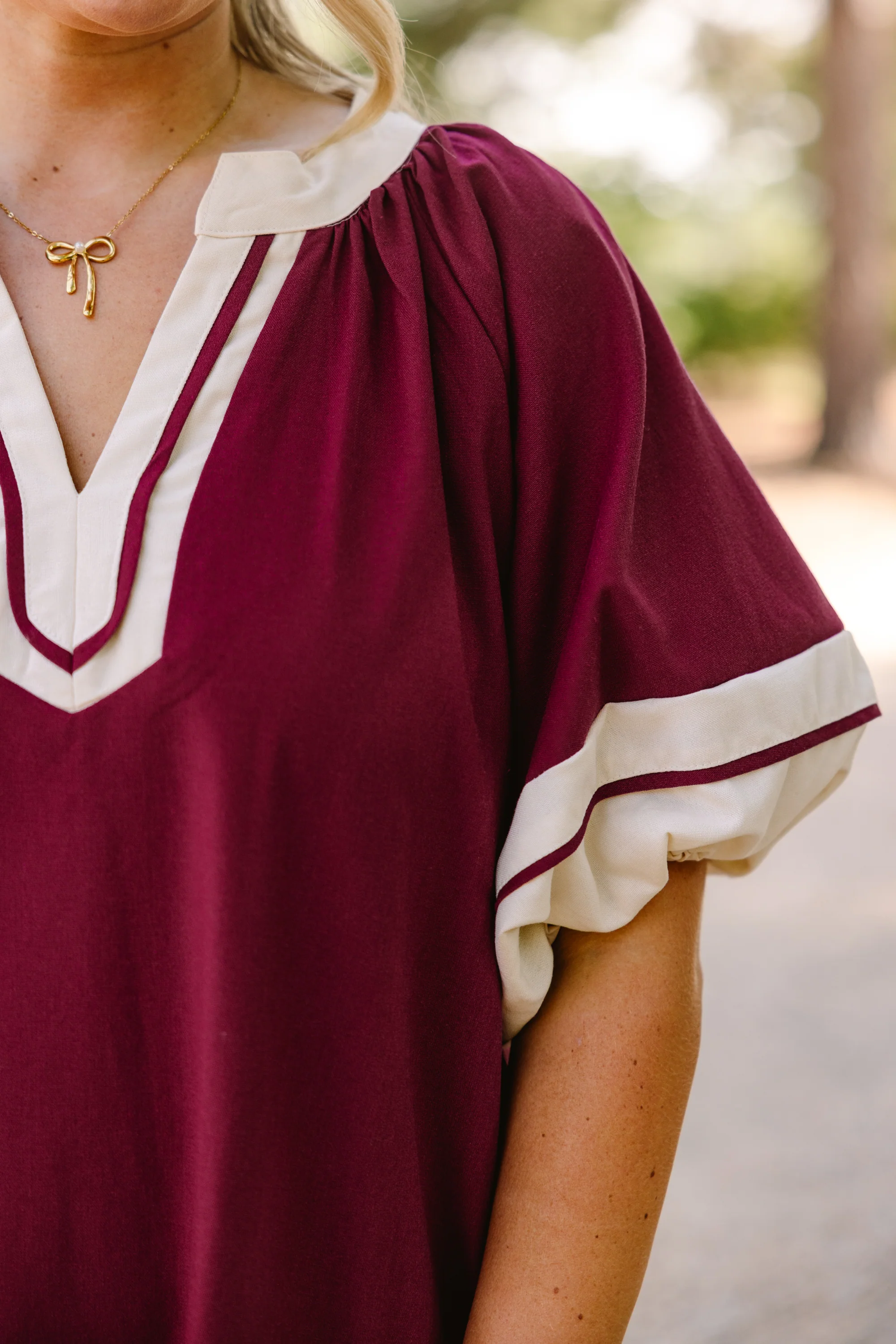 Keep Me Company Dress, Plum - Image 5