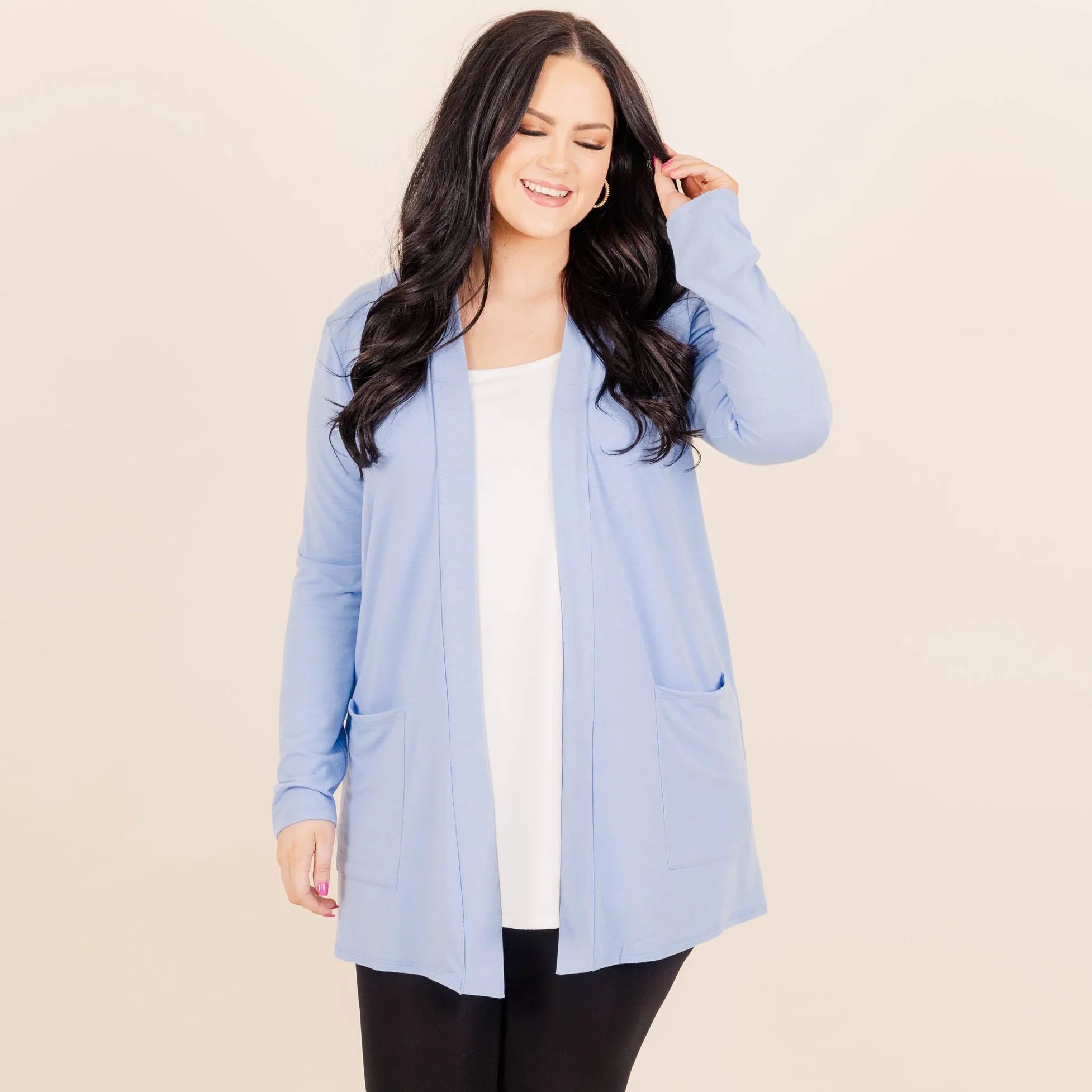 Kindness And Compassion Cardigan, Spring Blue - Image 6