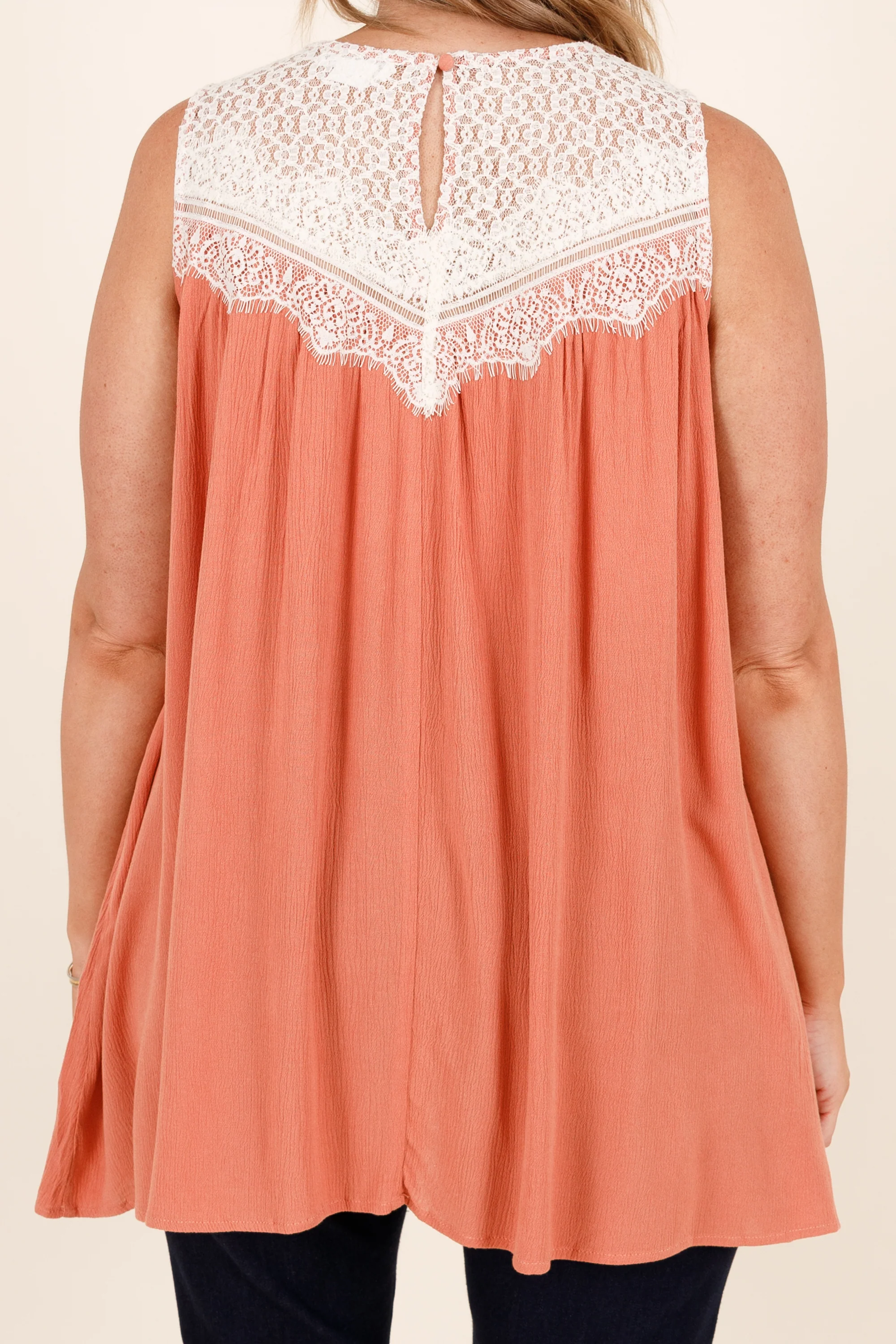 Lace With Love Top, Mauve - Image 5