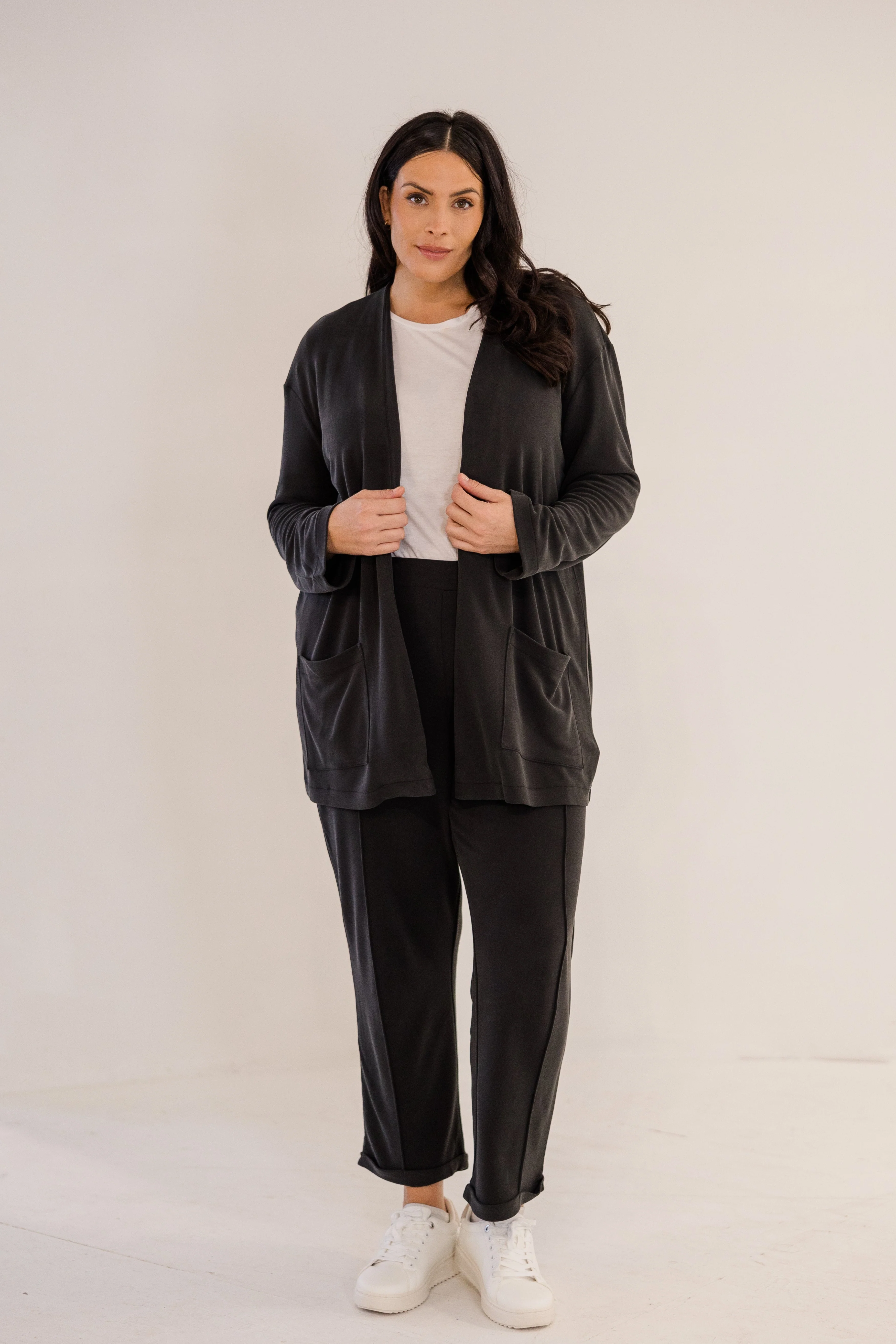 Lafayette Knit Jacket, Black - Image 2