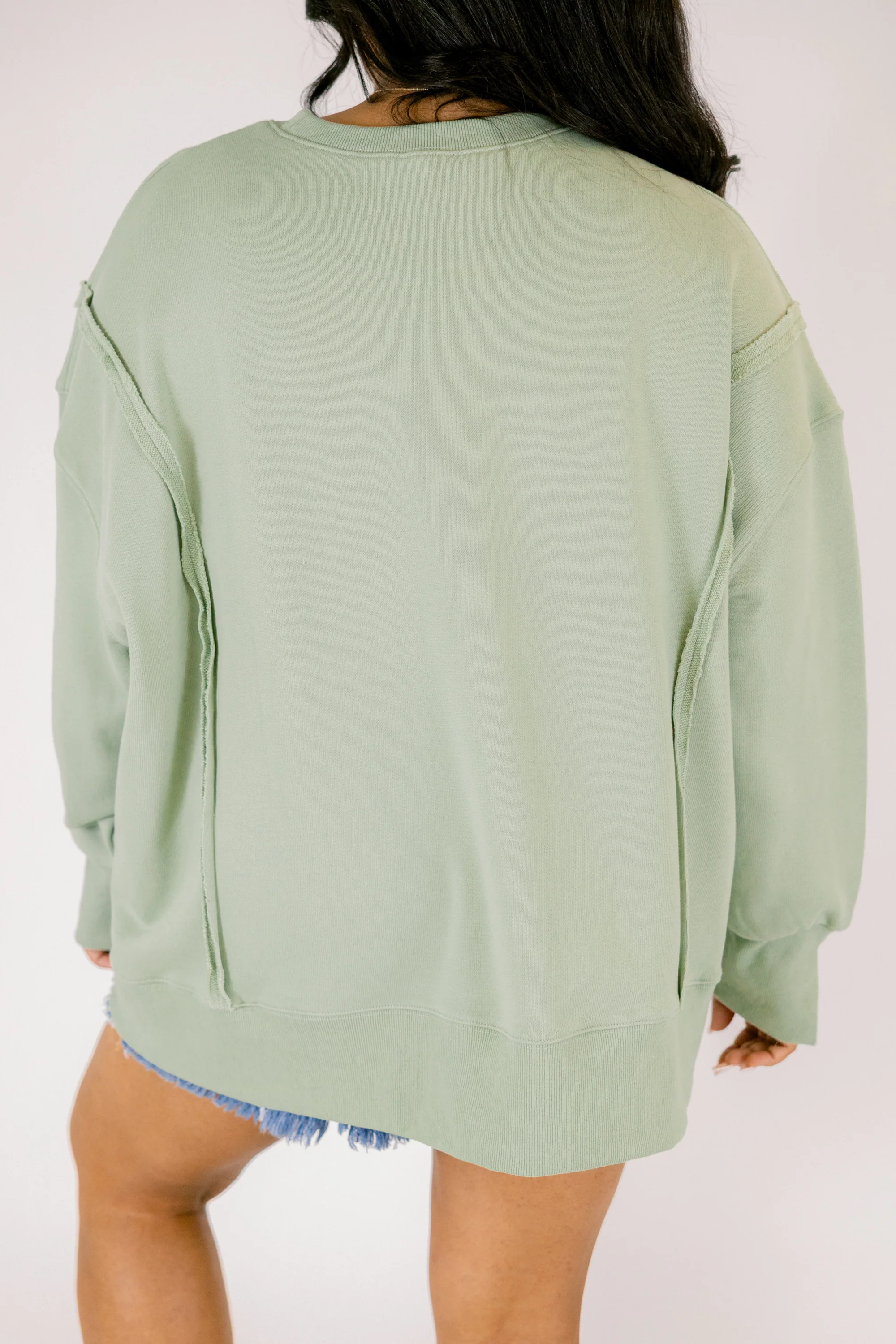 Lakin' It Comfy Crew, Light Green - Image 5