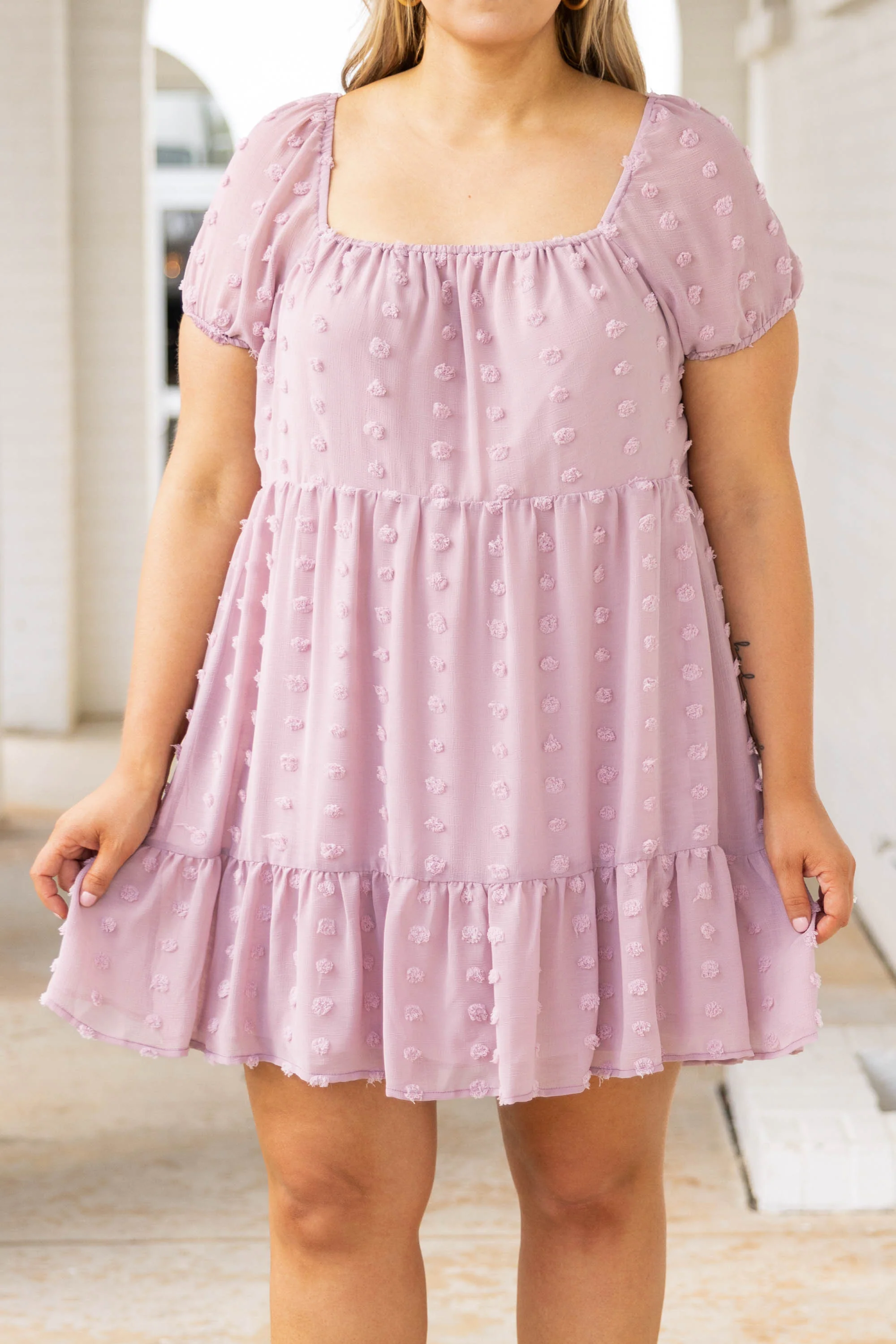 Lavish In Love Dress, Dusty Purple - Image 3