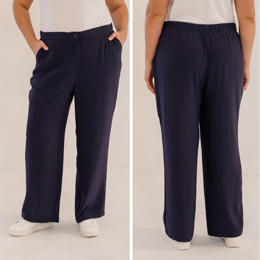 Lena Straight Leg Pant, Ink Navy - Image 7