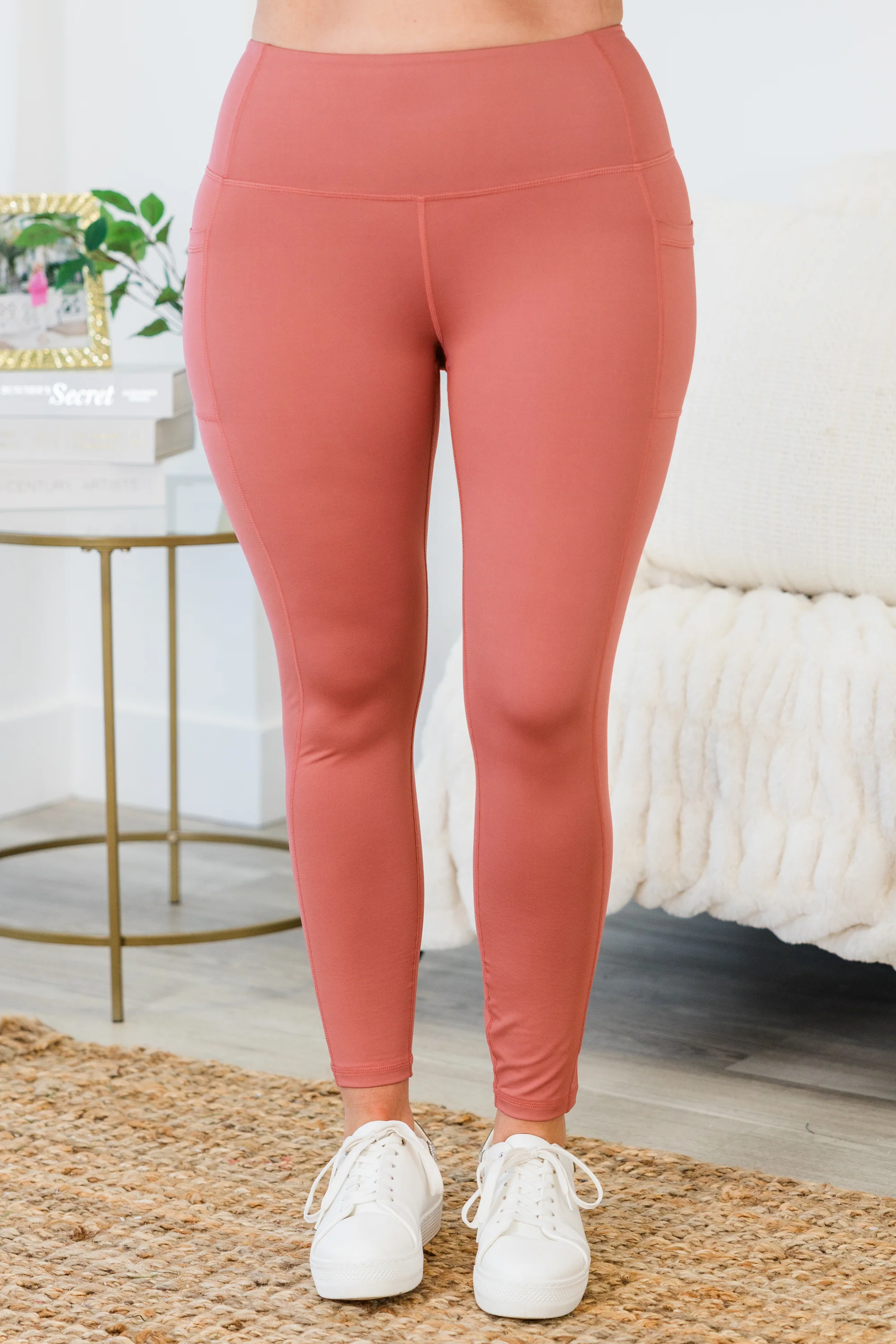 Let It Be Leggings, Brier Rose - Image 3