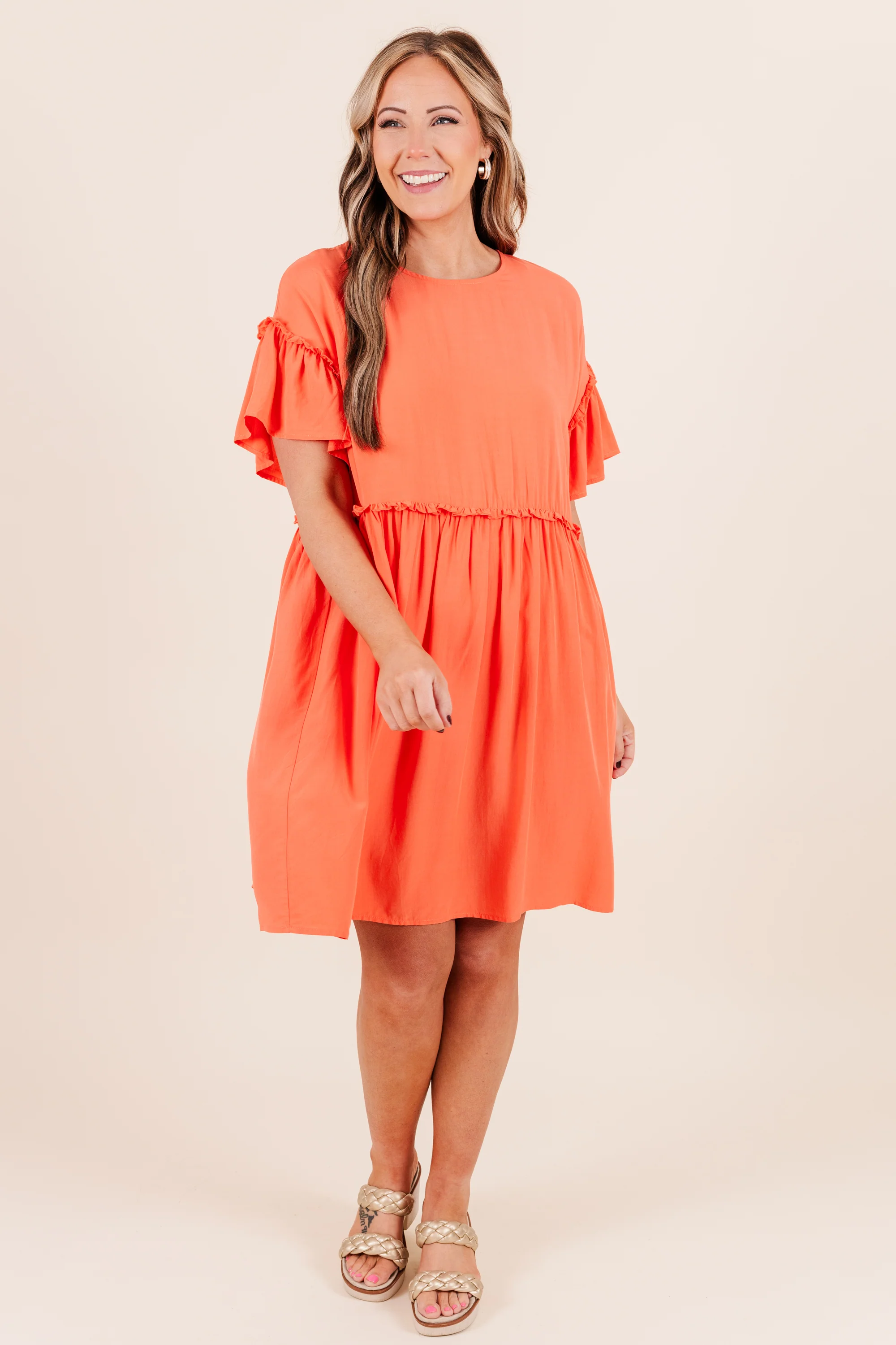 Let Me See You Dress, Coral - Image 3
