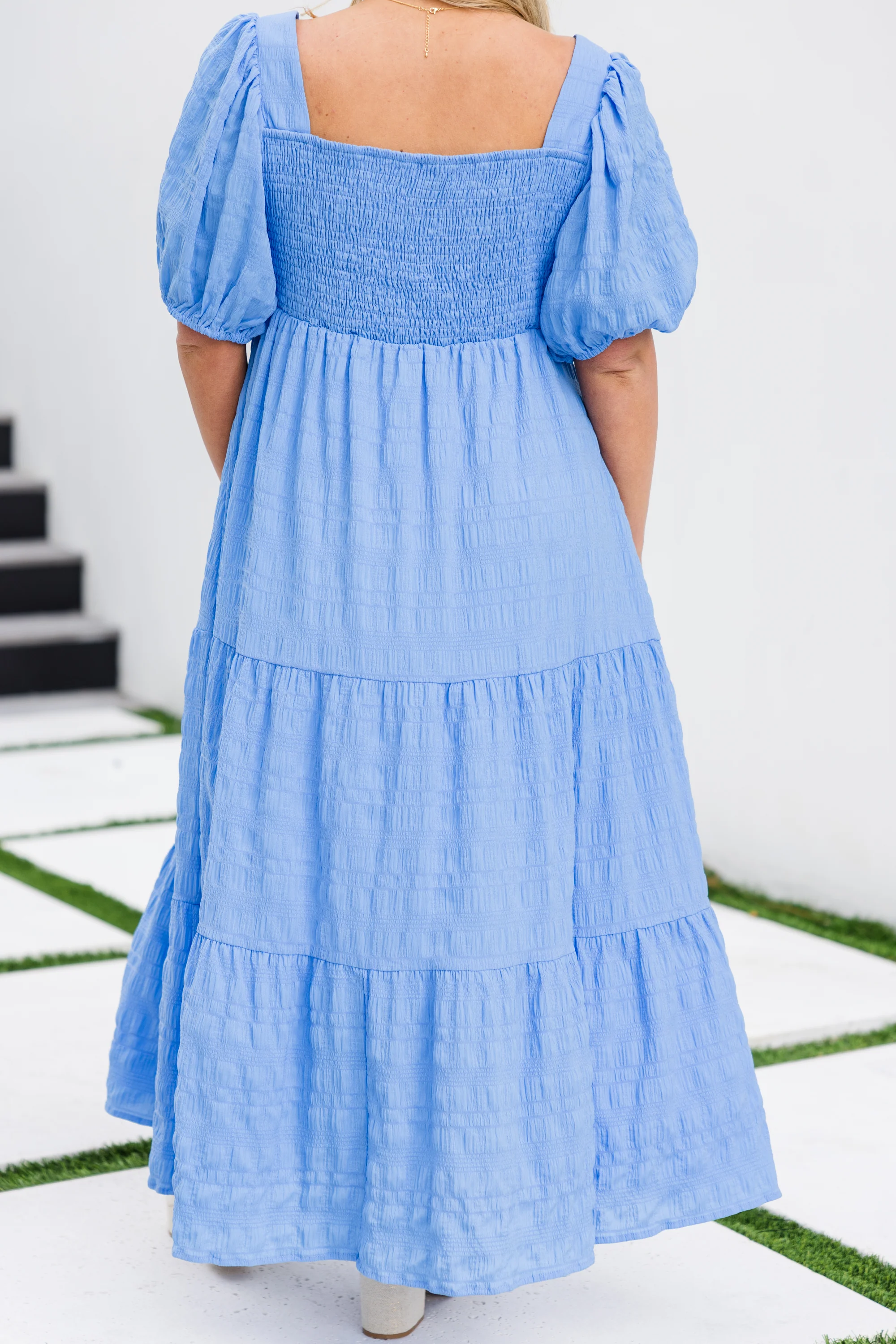 Let's Get Away Dress, Light Blue - Image 6