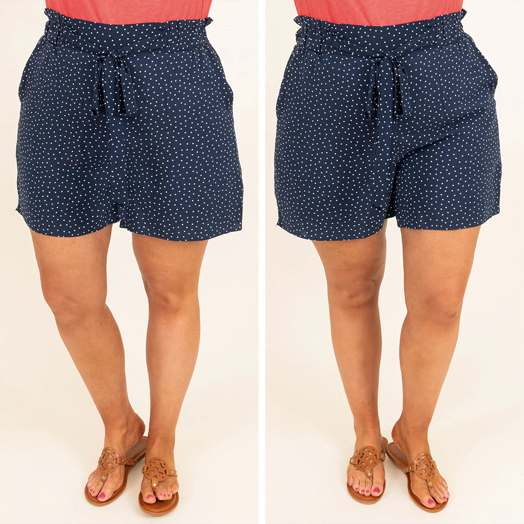 Letting Go Shorts, Navy - Image 6