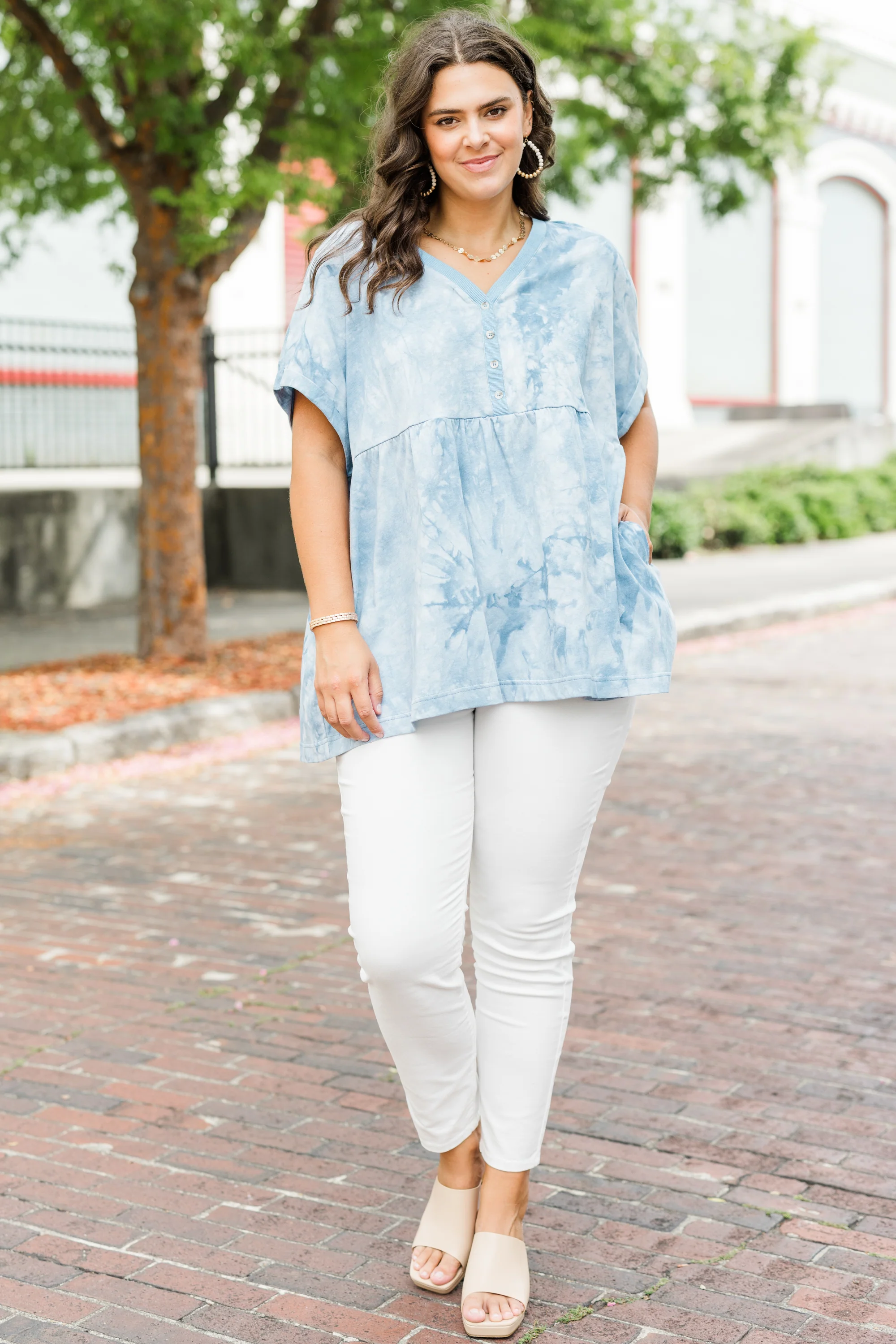 Lifetime Of Fun Top, Denim - Image 2
