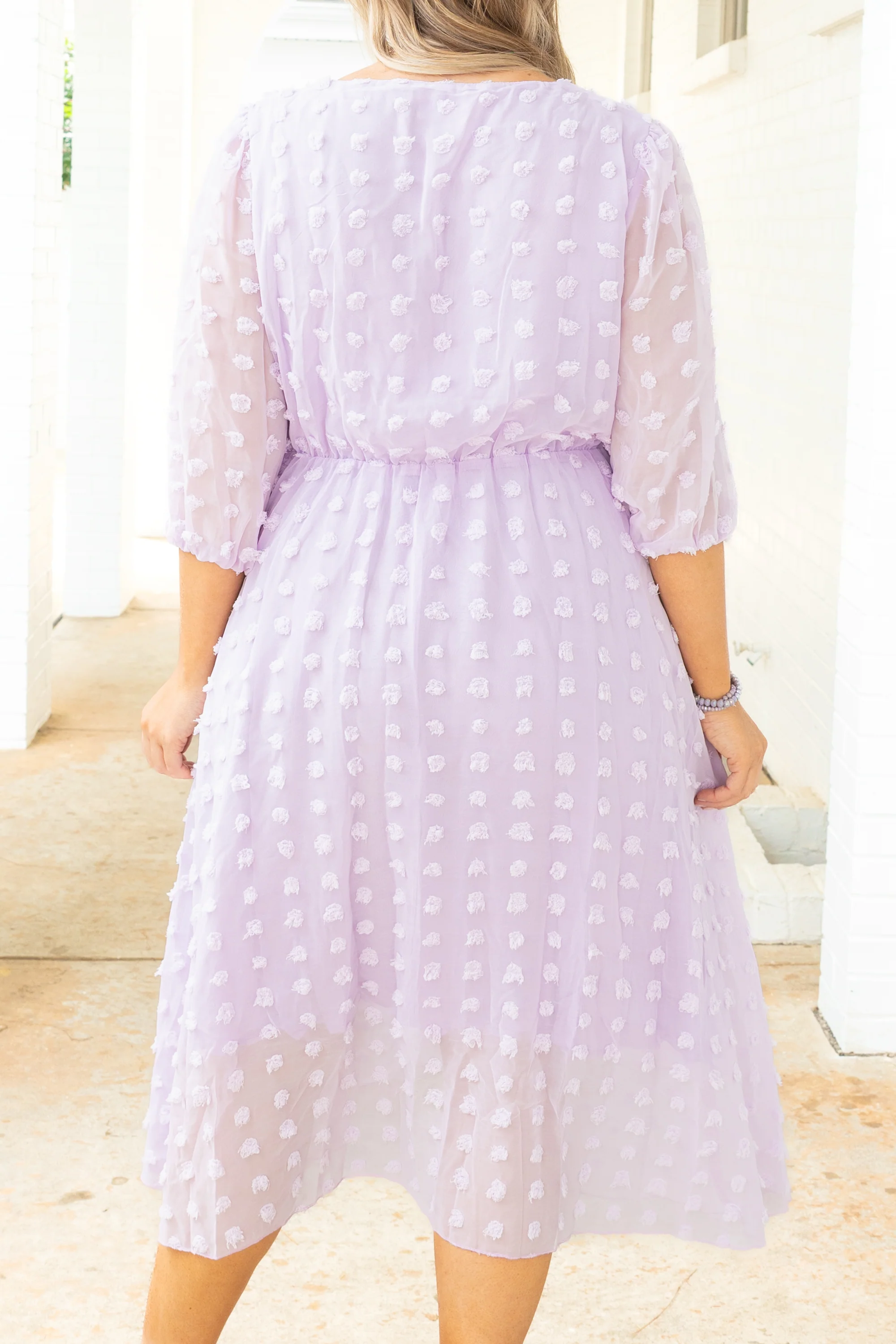 Looking Chic Dress, Lavender - Image 5