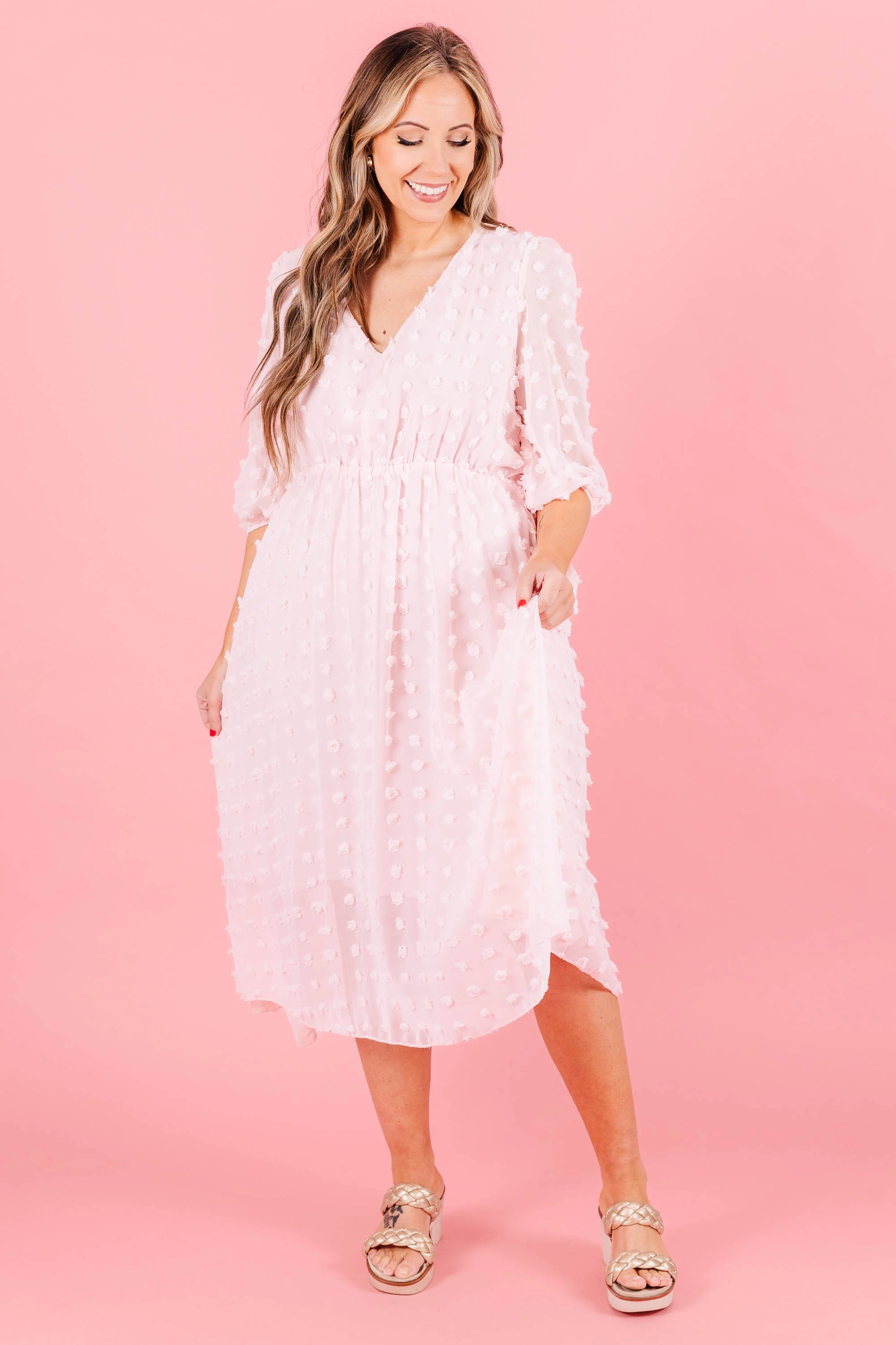 Looking Chic Dress, Pink - Image 2