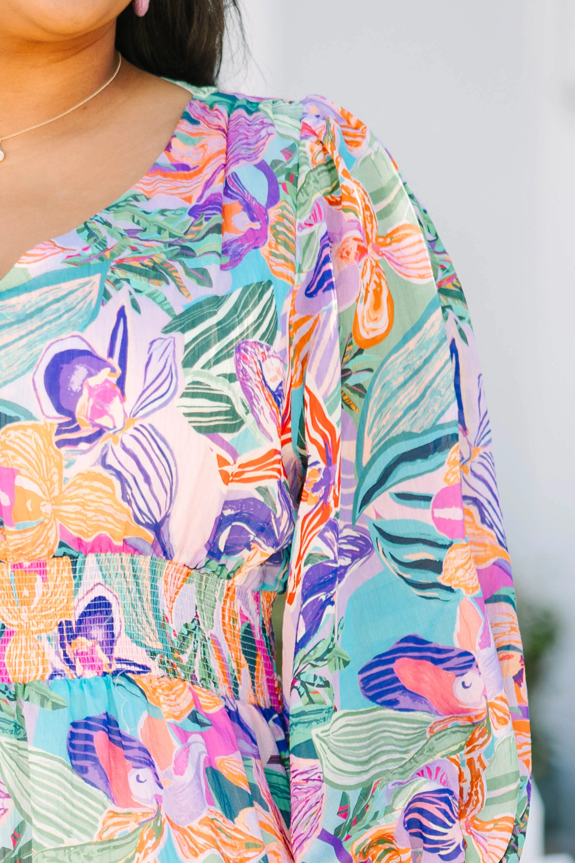 Lost In The Sunlight Dress, Pink - Image 4