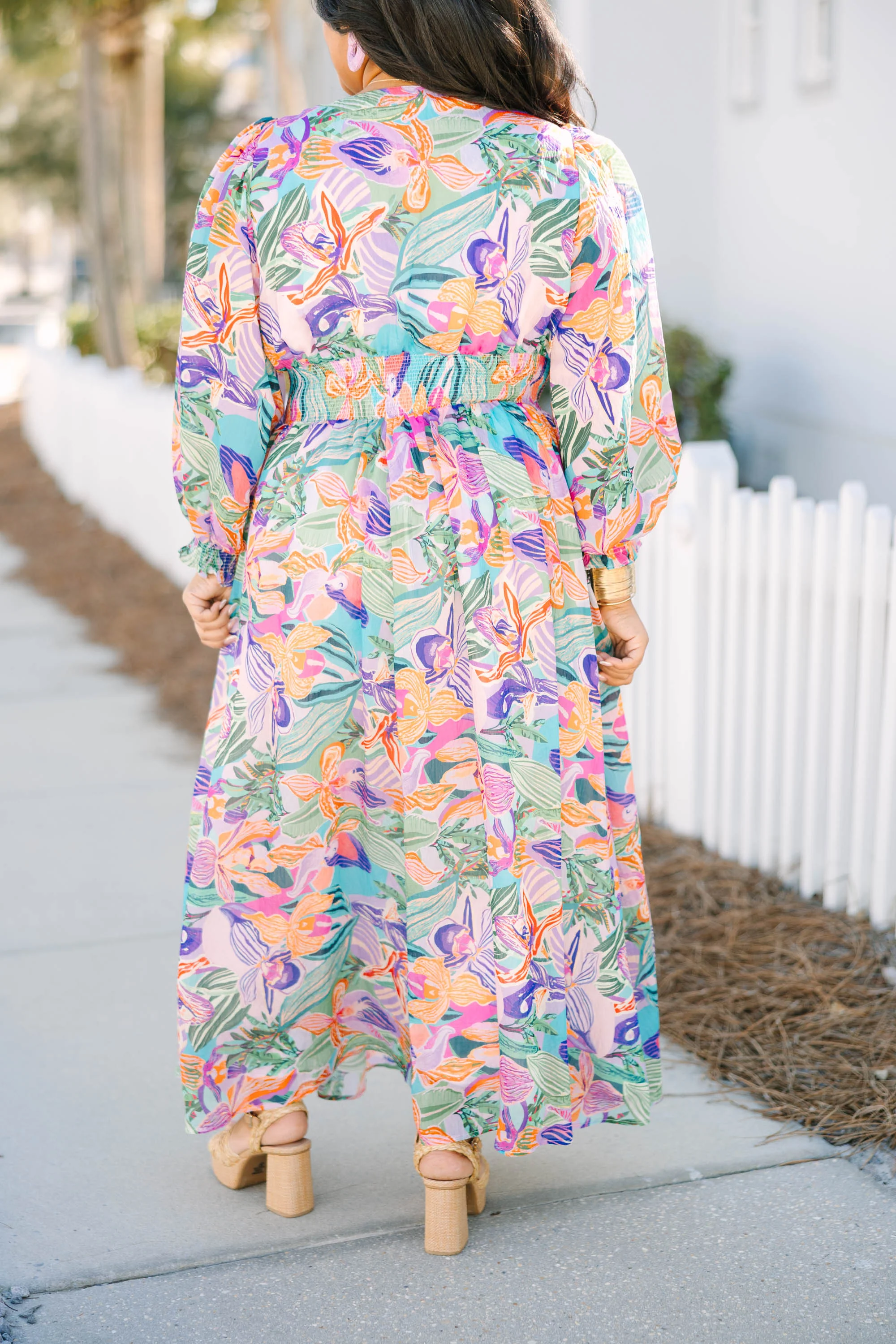 Lost In The Sunlight Dress, Pink - Image 6