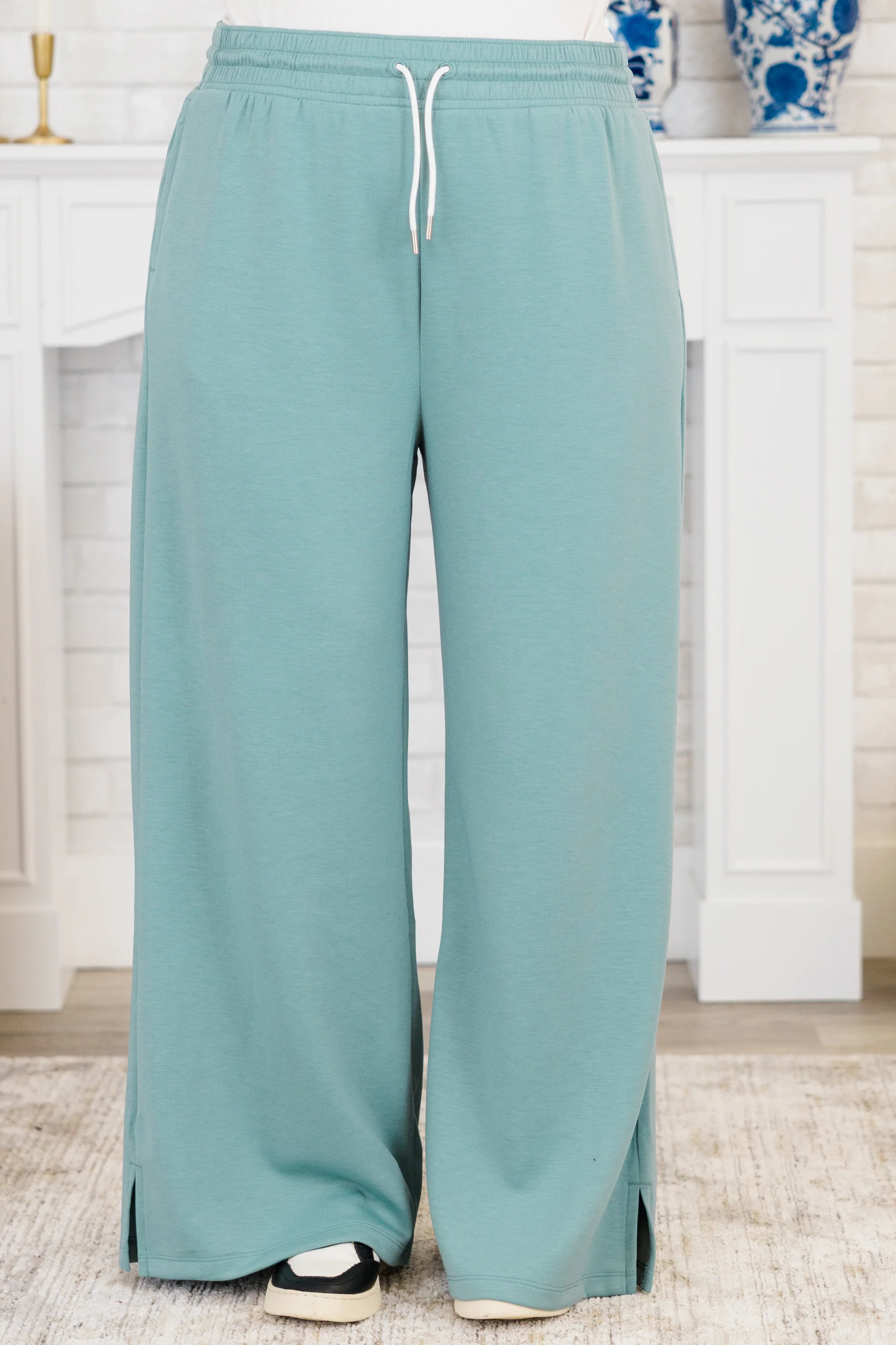 Loungin' With You Pants, Blue Grey - Image 4
