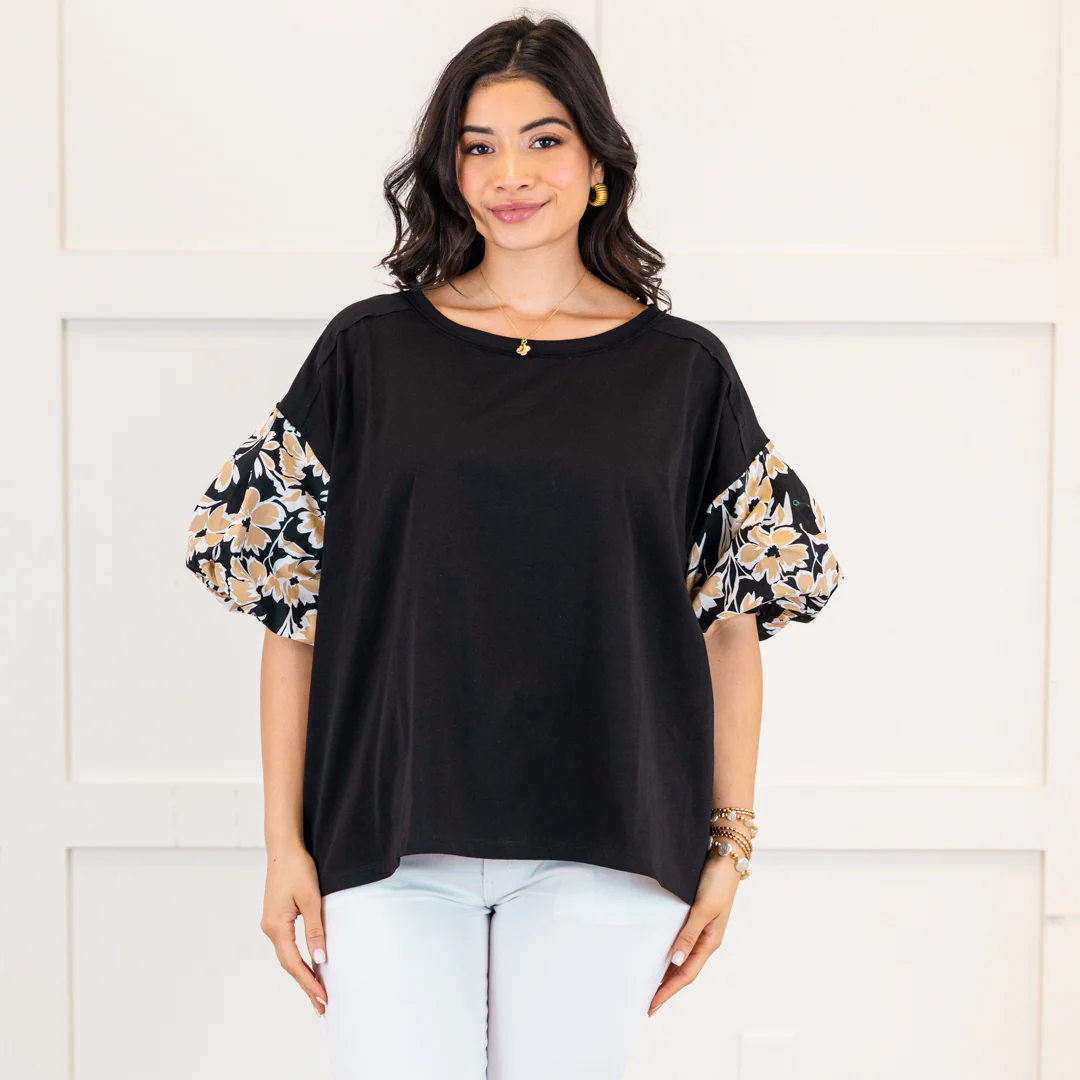 Love My Life Top, Black - Image 7