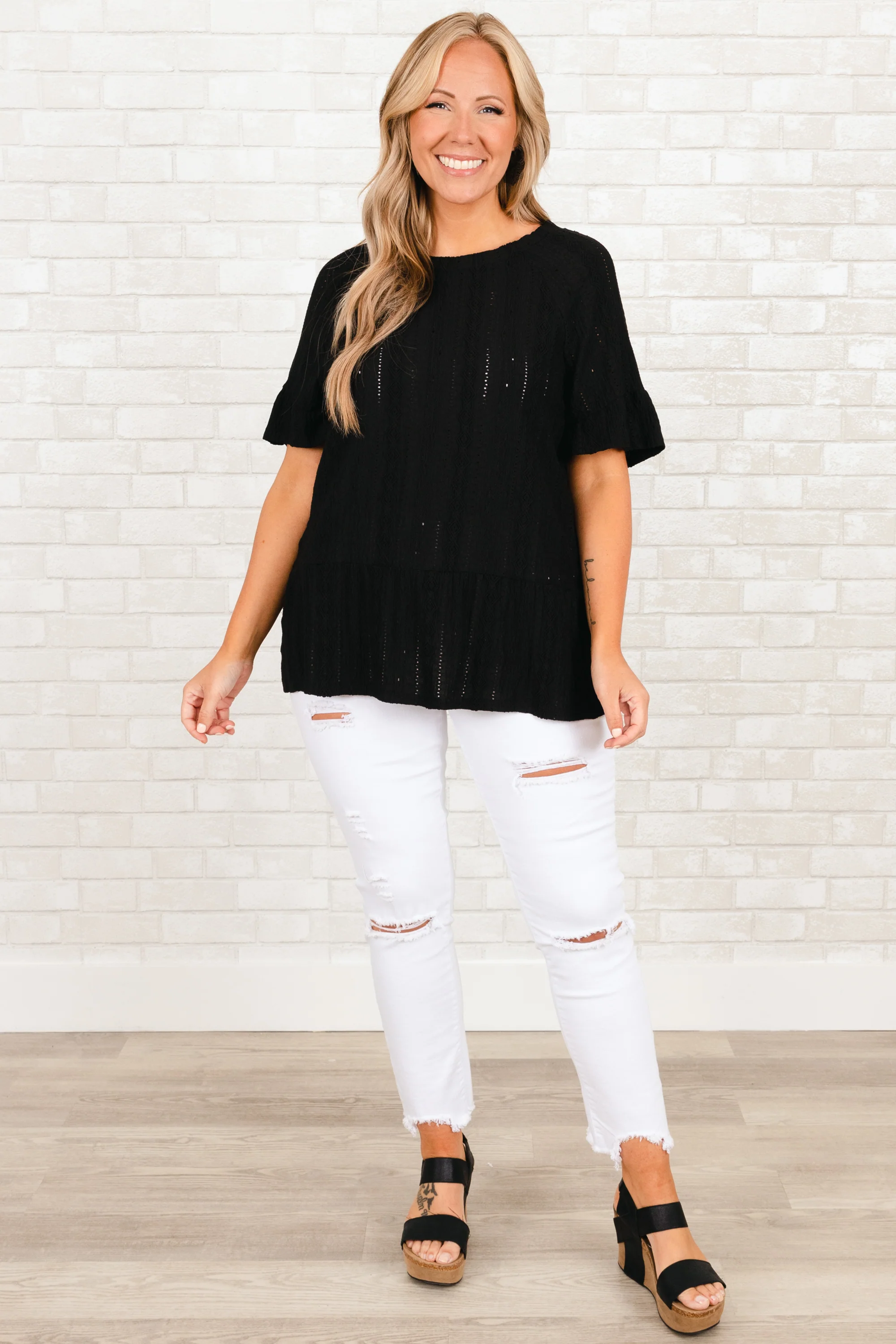 Love To Grow Top, Black - Image 3
