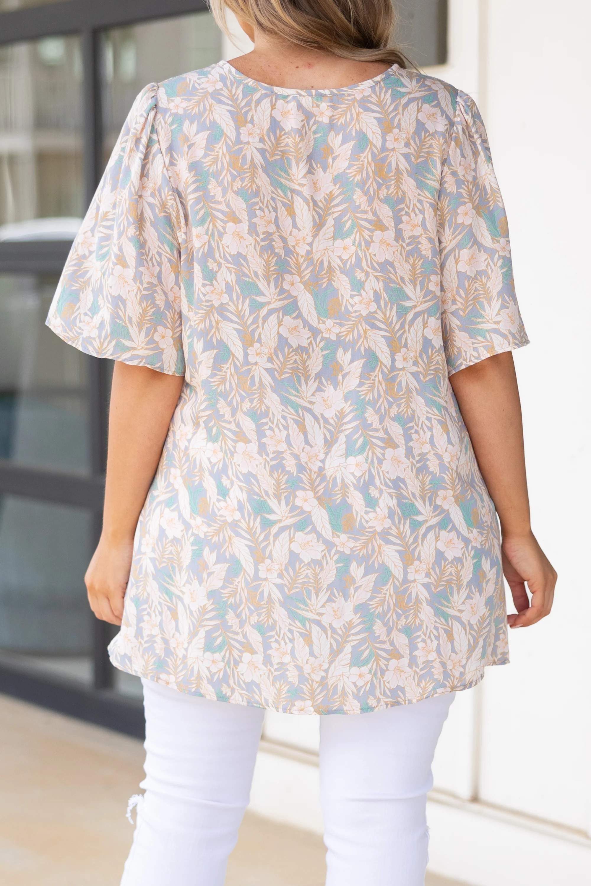 Grab The Chance Top, Denim - Image 5