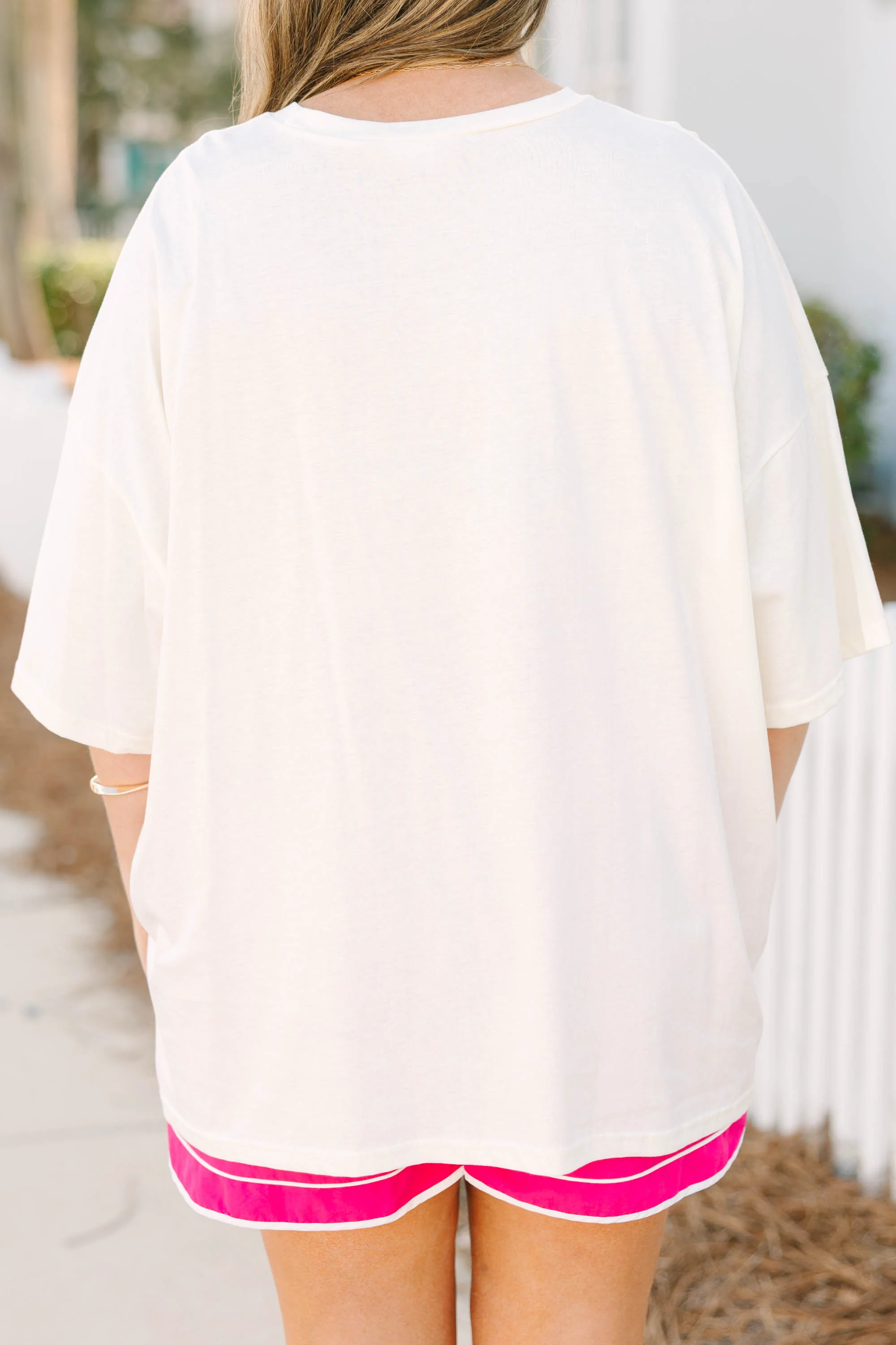 Loving Reminders Boyfriend Tee, Ivory - Image 5