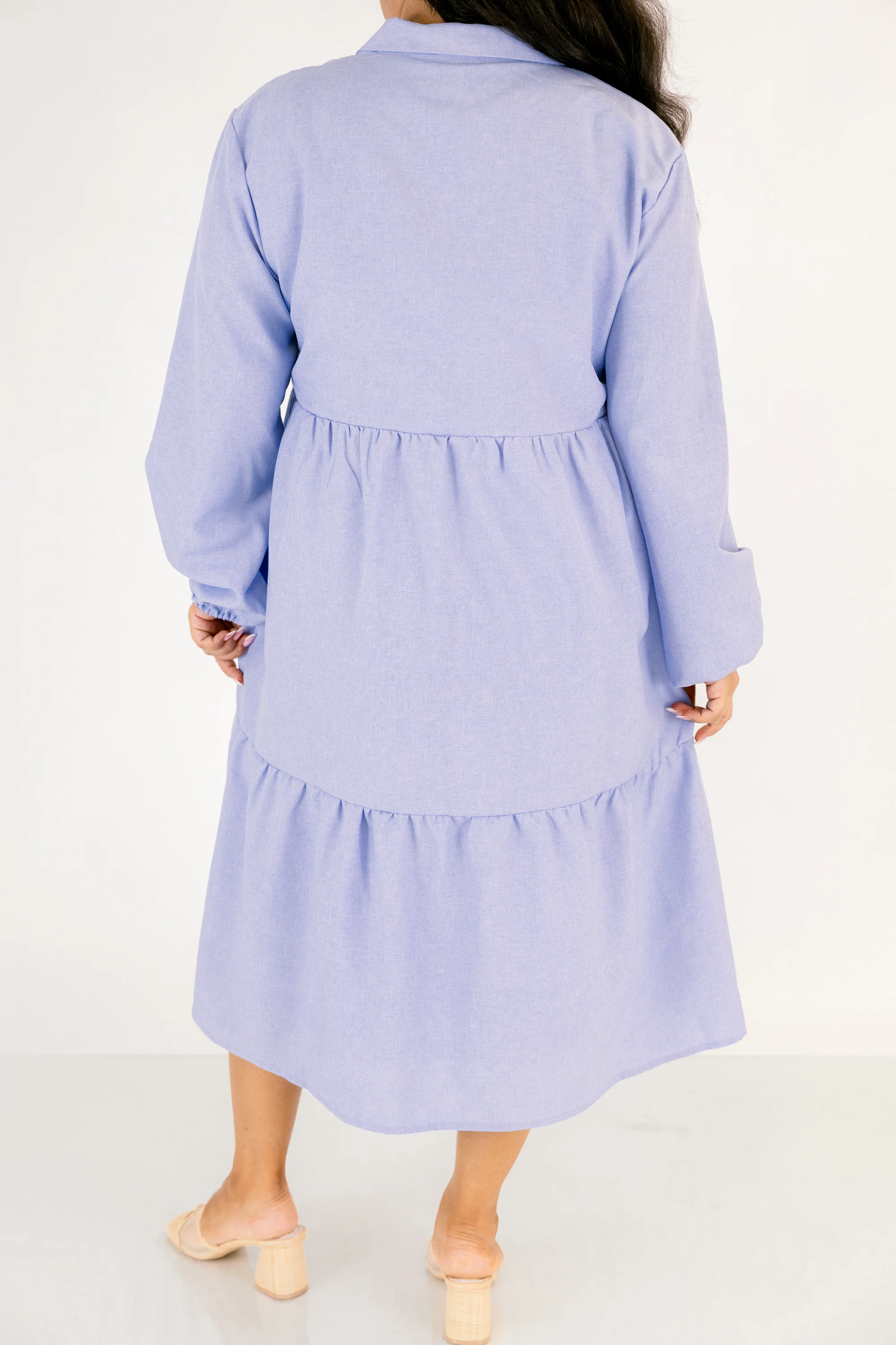 Made For Malibu Dress, Chambray - Image 6