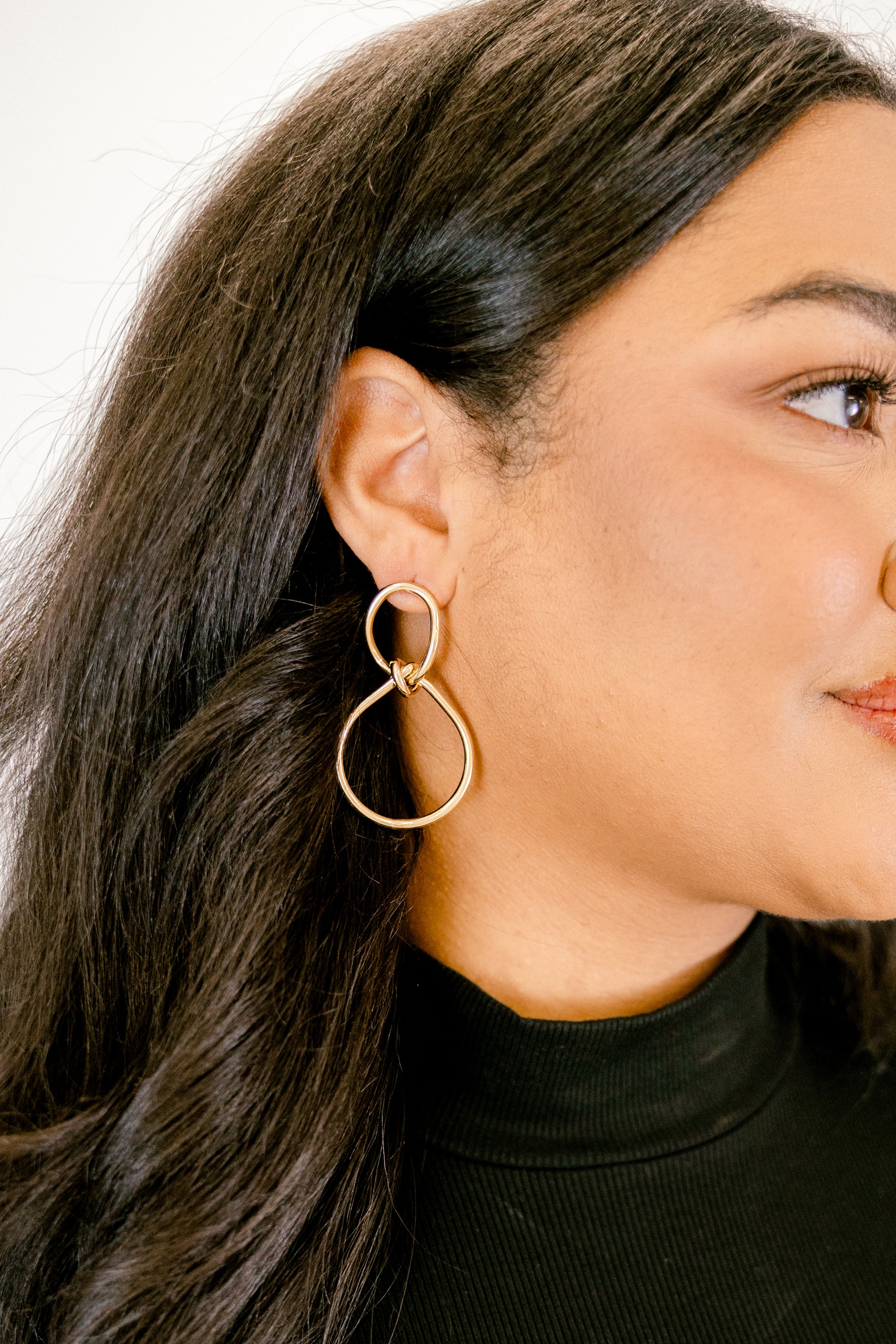 Made Me Realized Earrings, Gold - Image 2