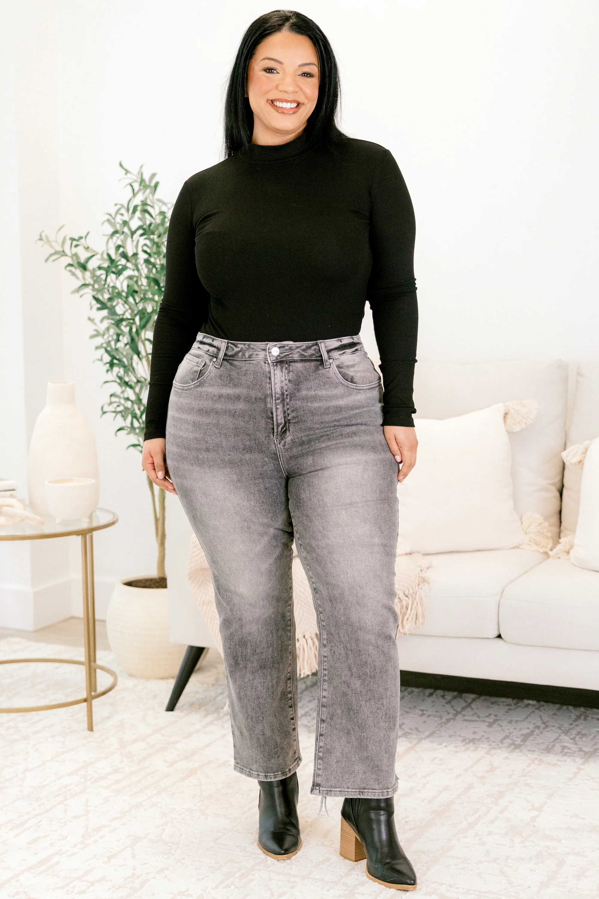 Made The Call Jeans, Gray - Image 6