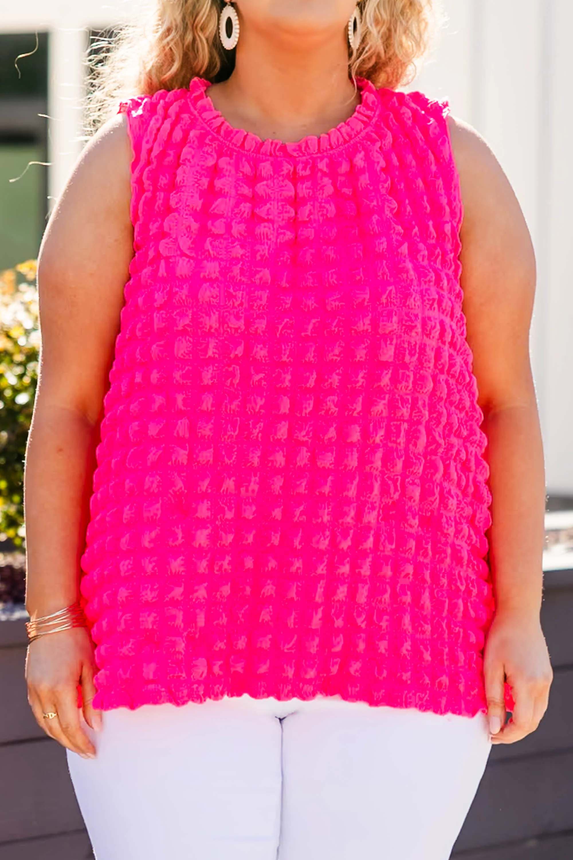 Magically Mine Tank, Neon Pink - Image 4