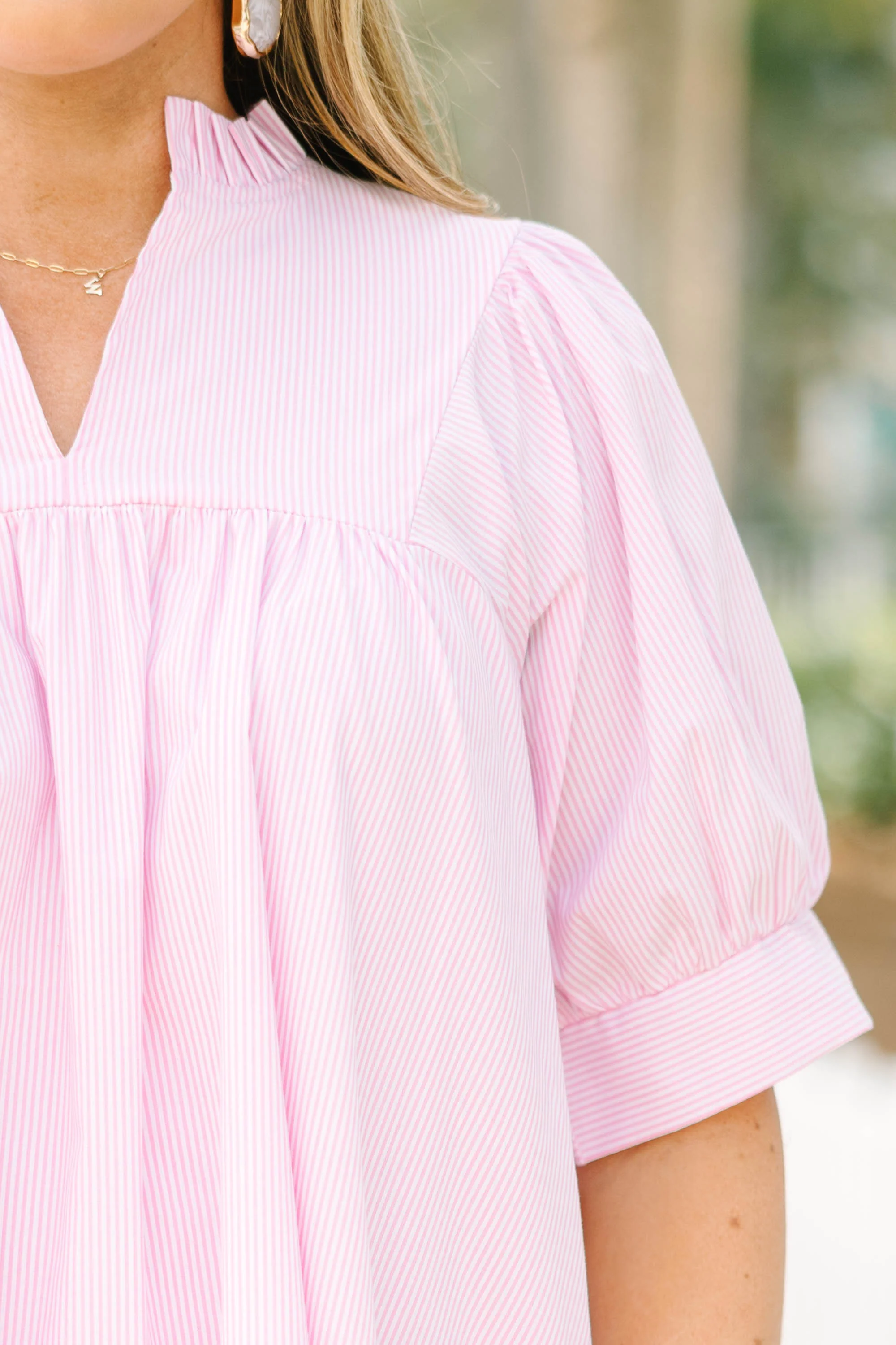 Make My Night Dress, Pink Stripe - Image 4