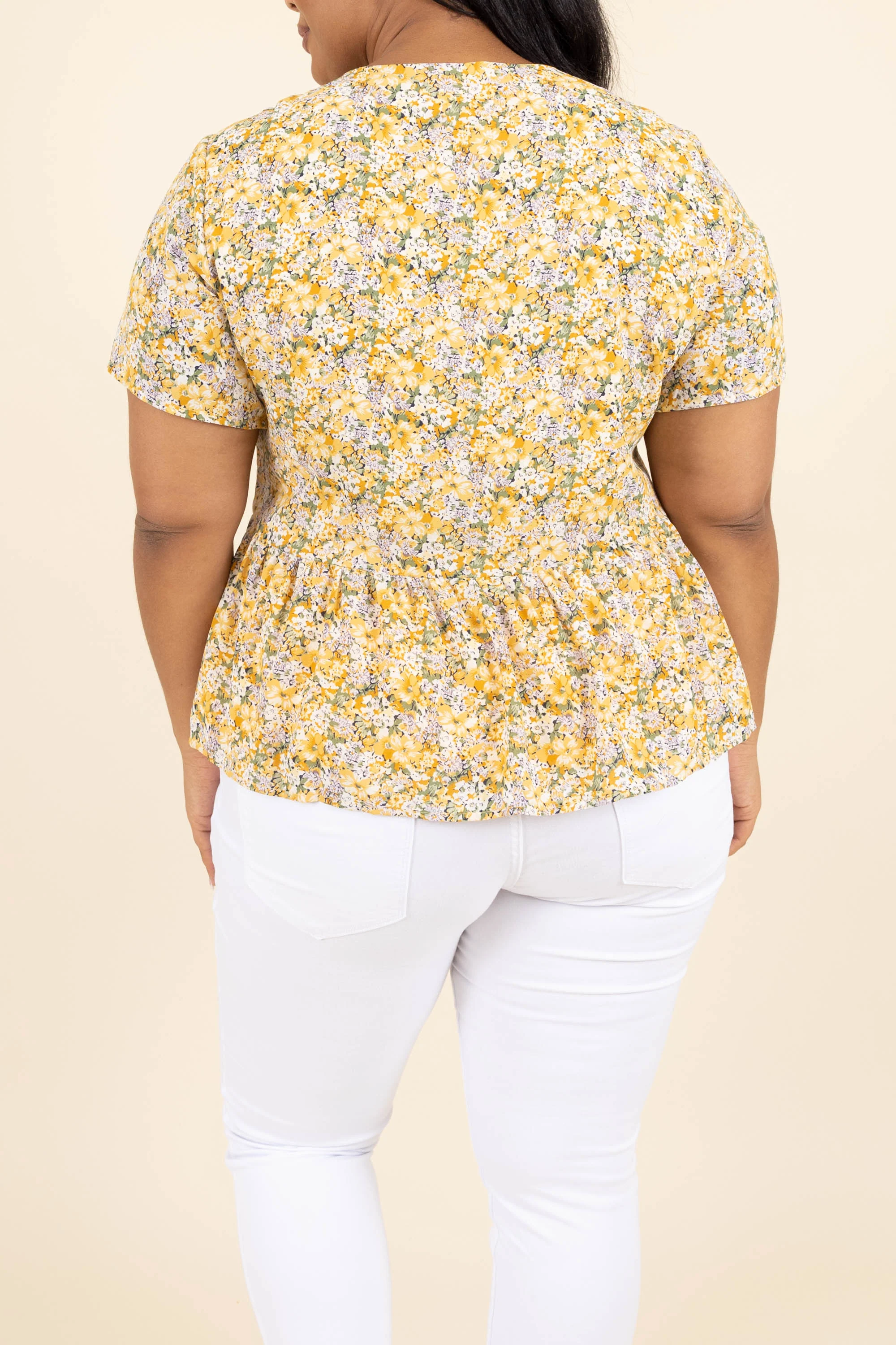 Marigold Top, Yellow - Image 5