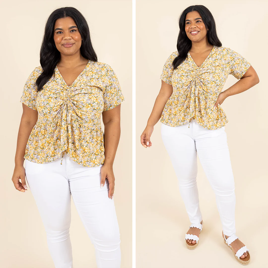 Marigold Top, Yellow - Image 6