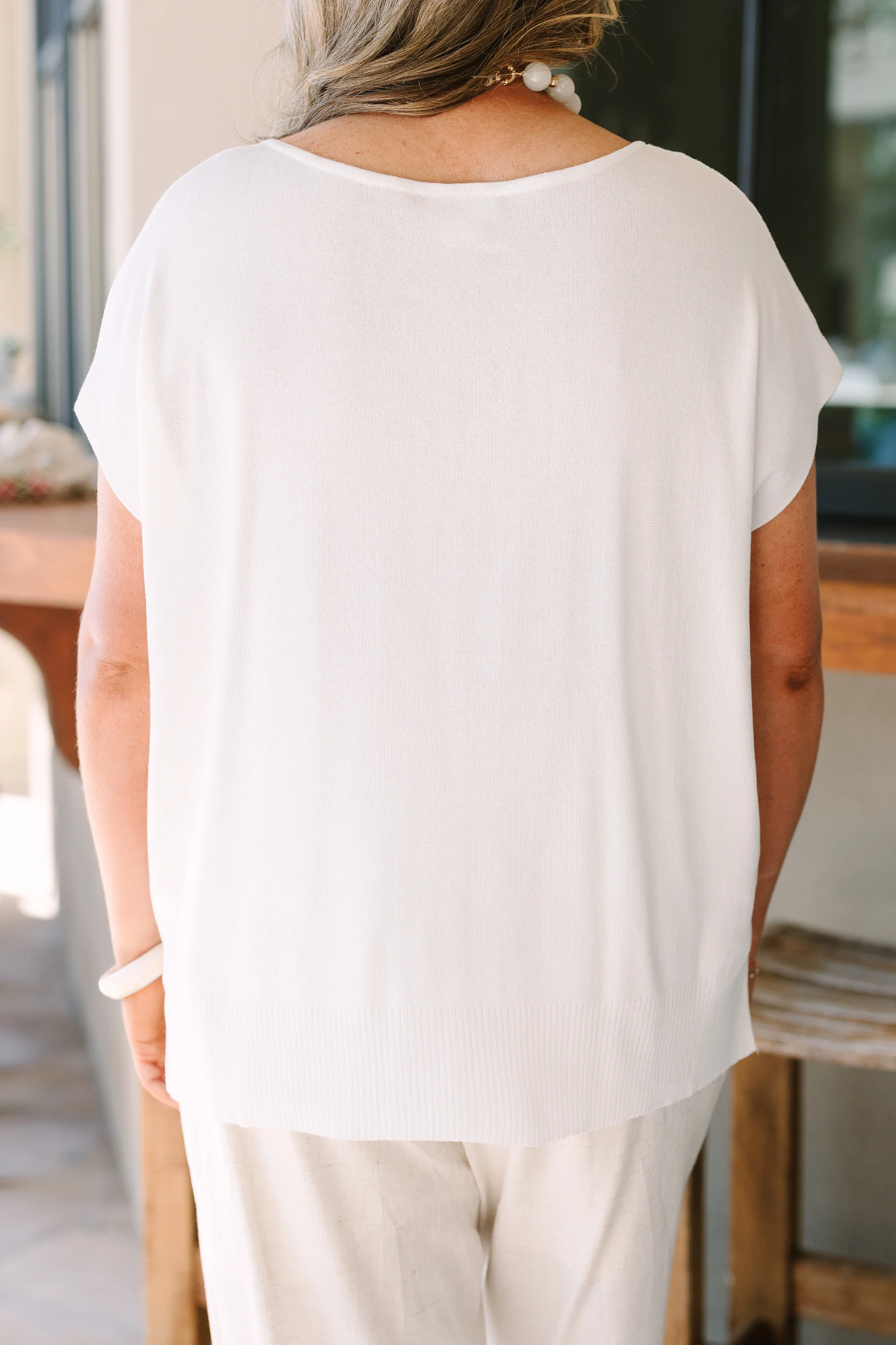 Meant For You Sweater, Off White - Image 6