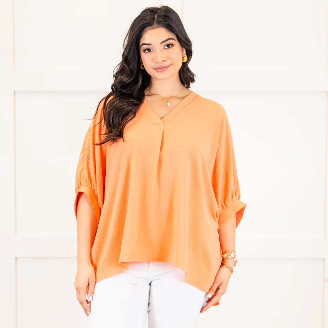 Meet Me After Midnight Top, Coral - Image 7