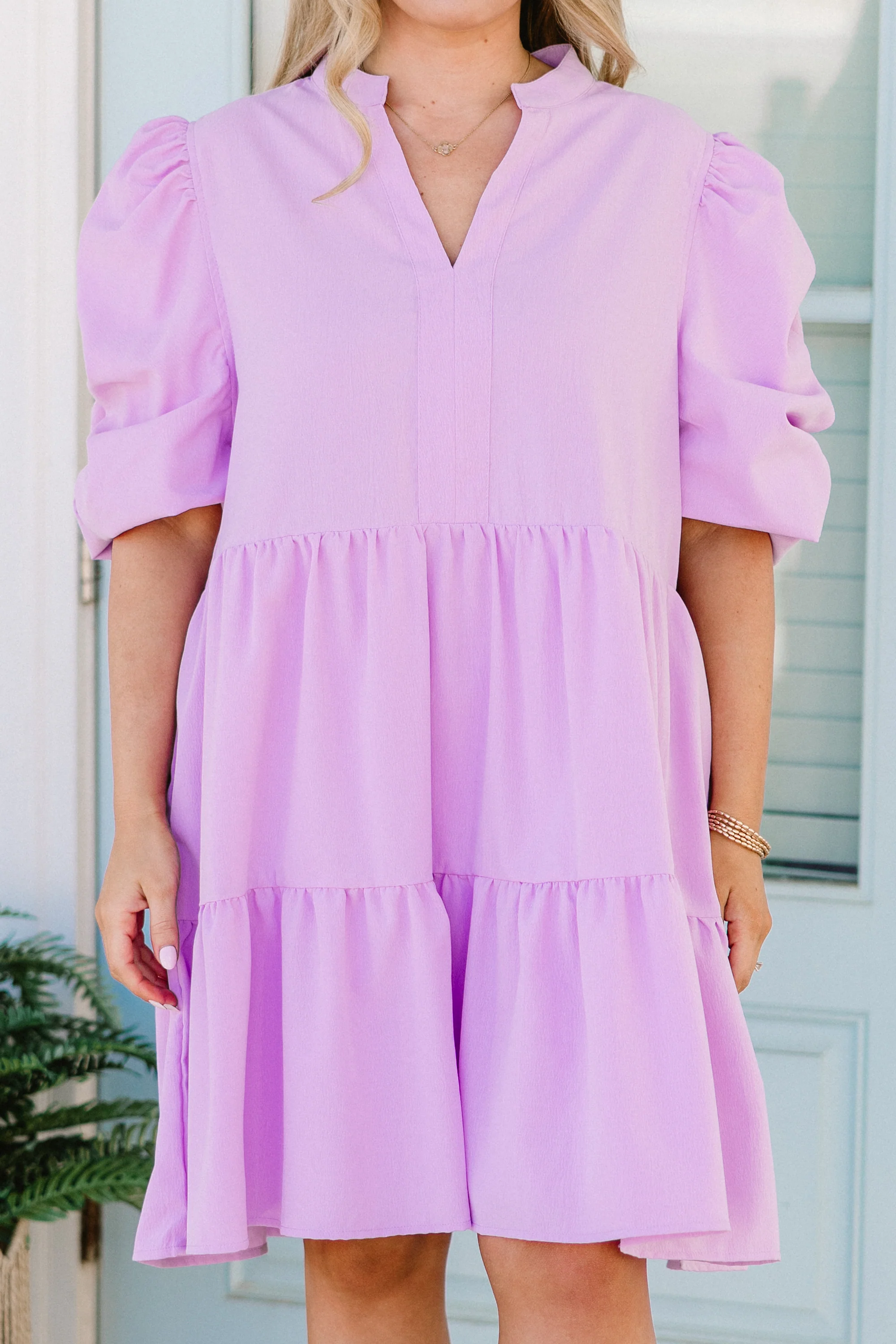 Meet Me In The Middle Dress, Lavender - Image 5