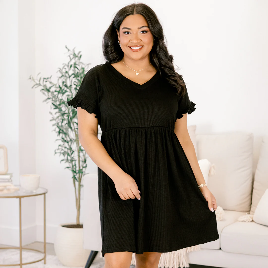 Mend Your Heart Dress, Black - Image 7