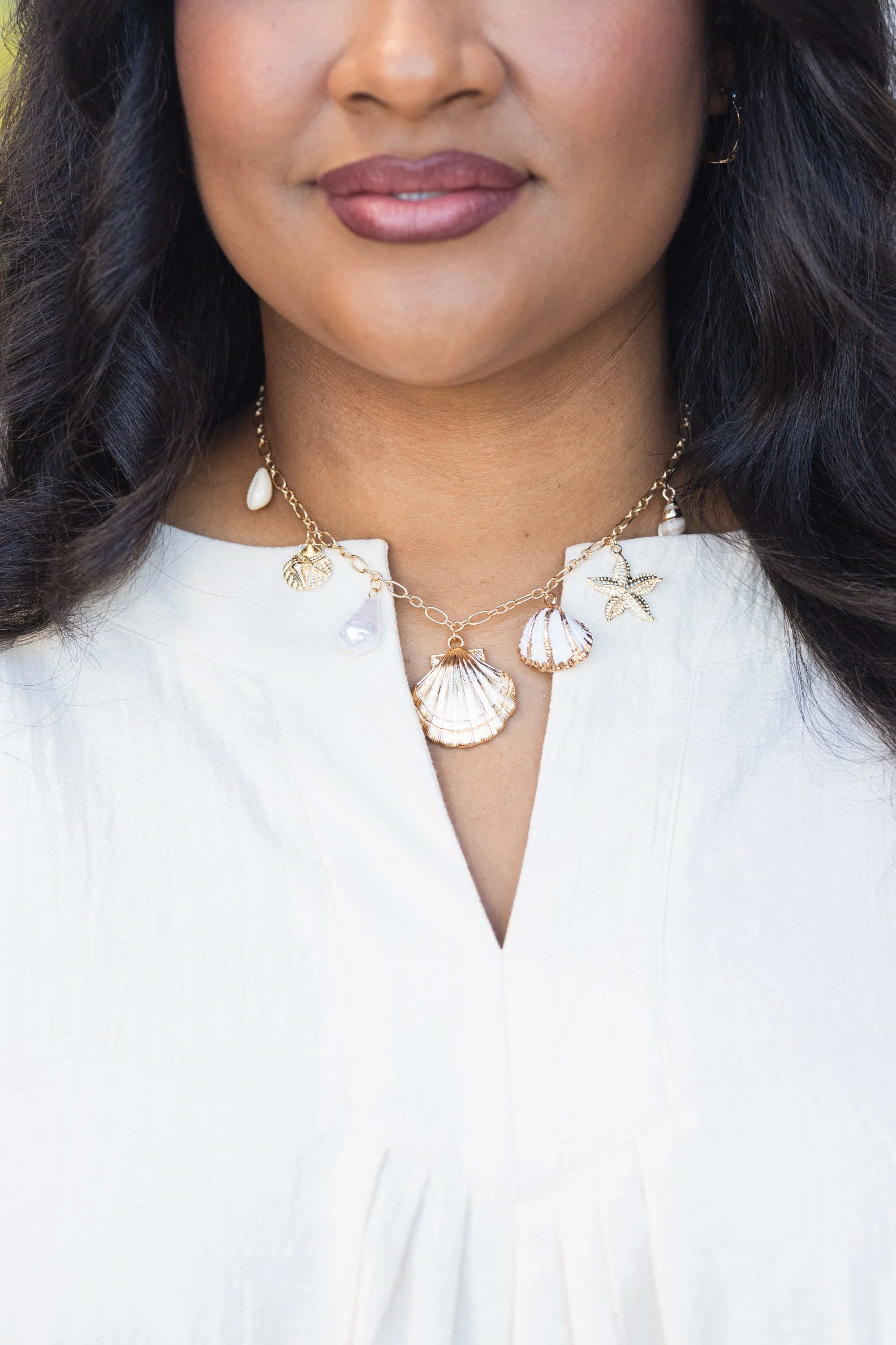 Midday Glow Necklace, Gold - Image 2