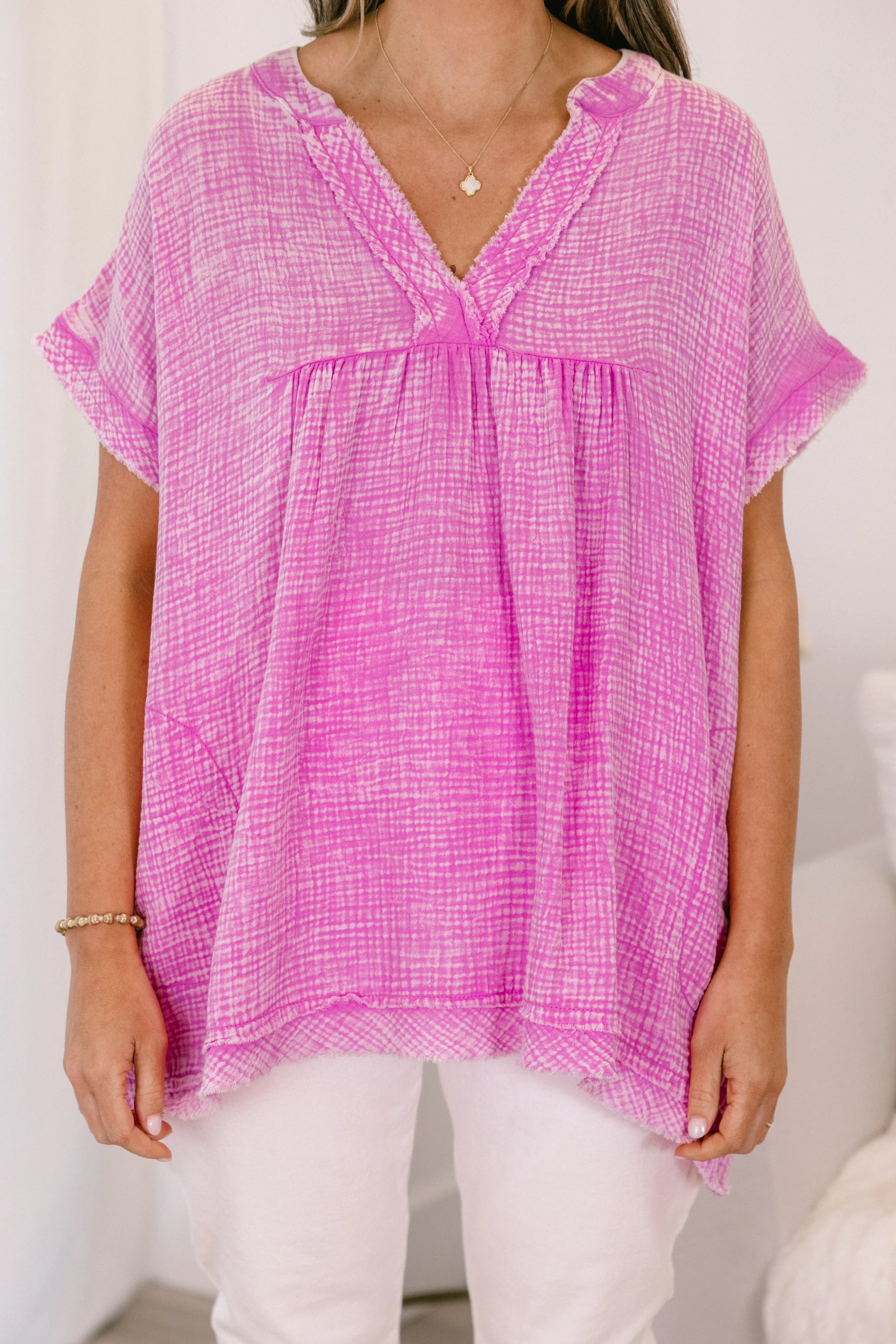 My Love For Dance Top, Bright Mauve - Image 5
