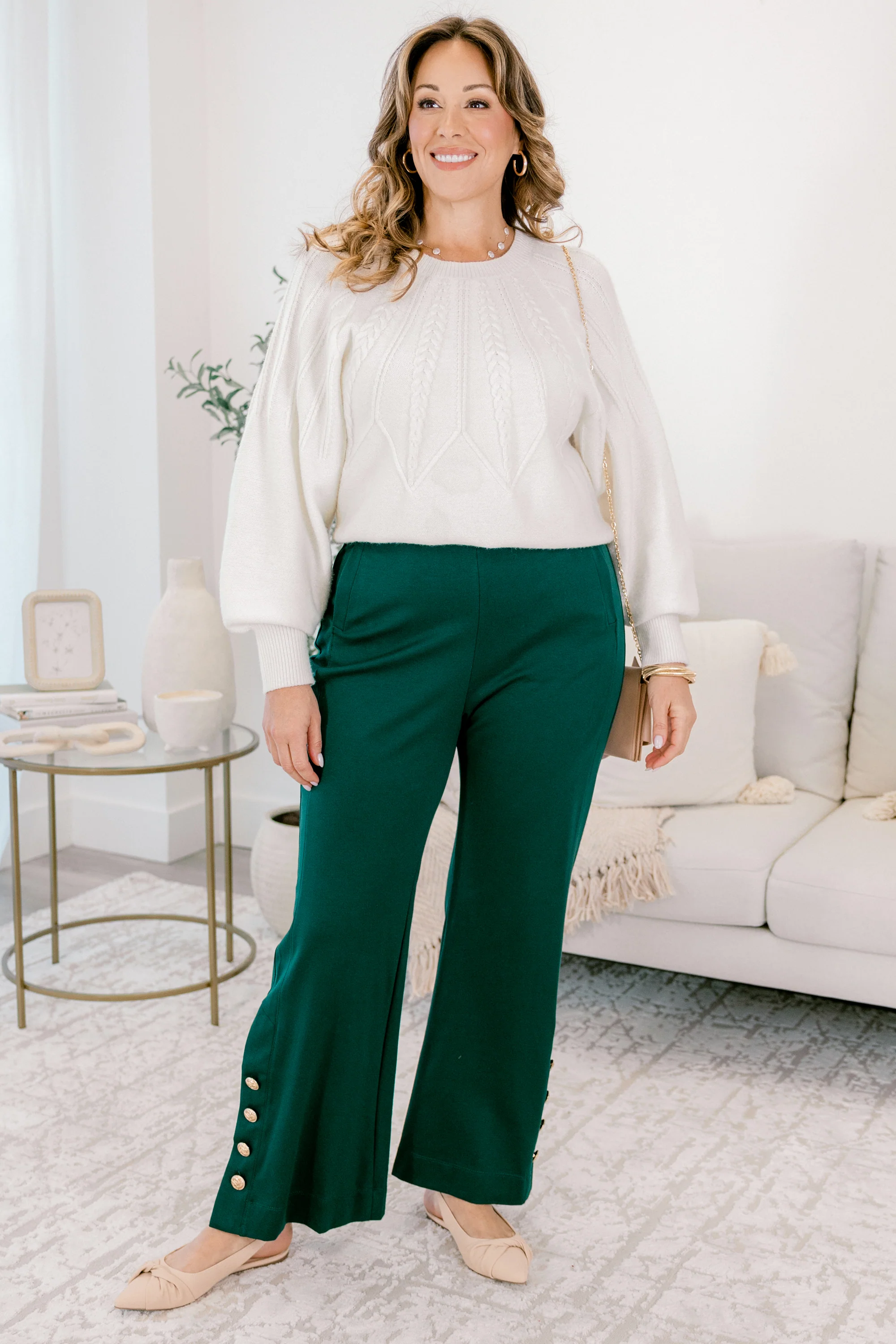 My Signature Look Pants, Hunter Green - Image 2