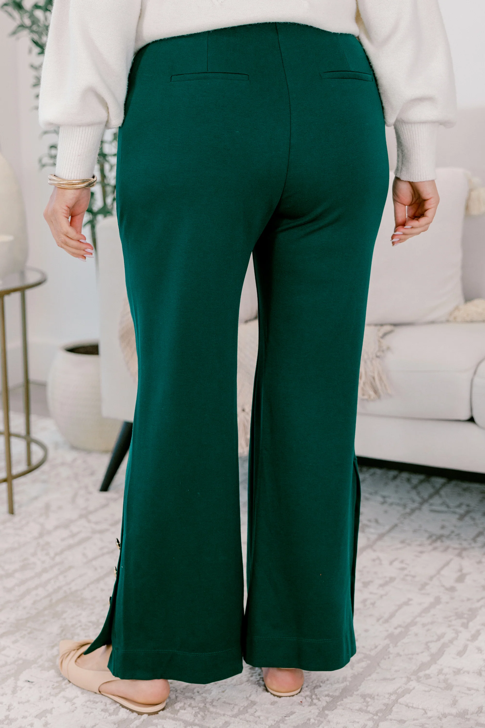 My Signature Look Pants, Hunter Green - Image 5