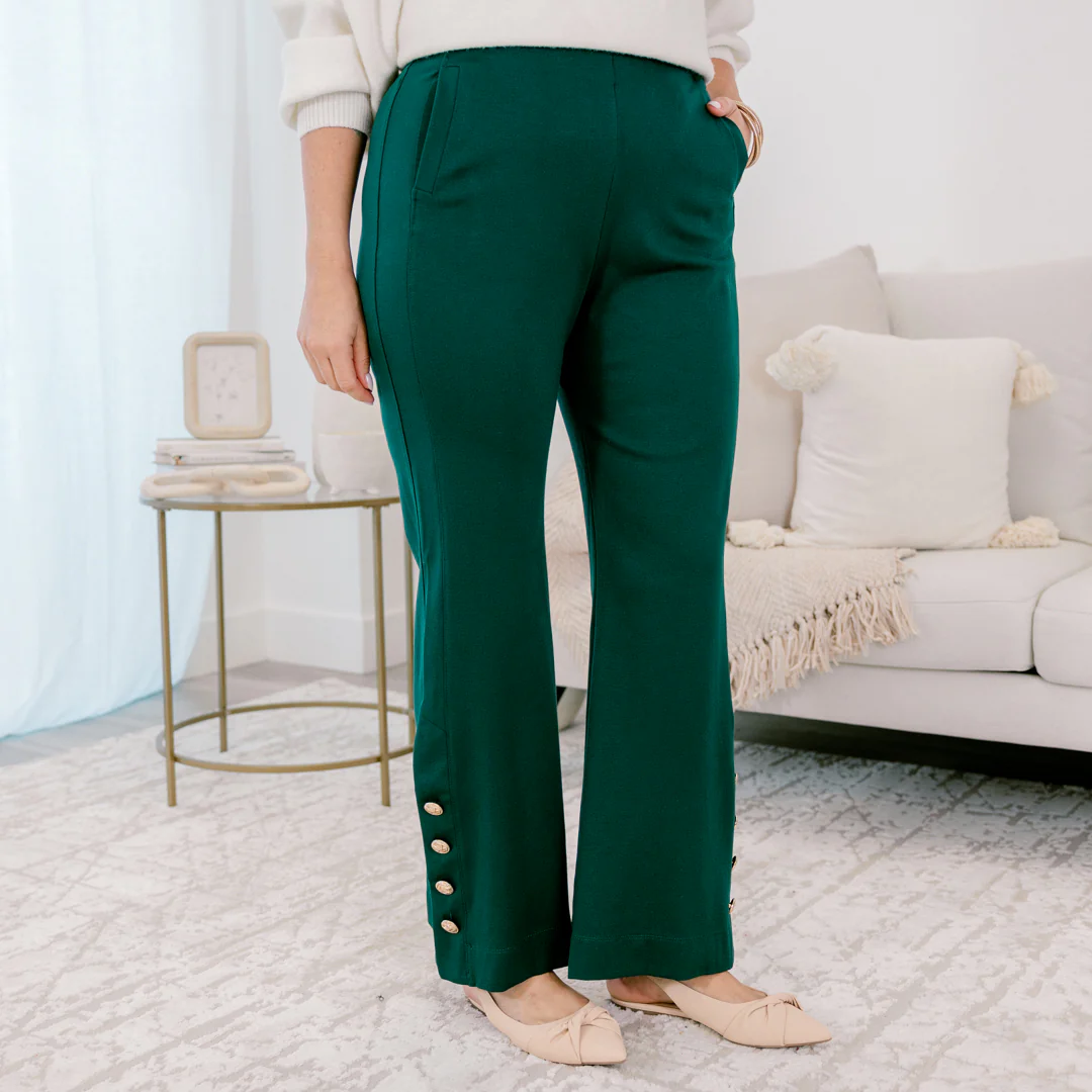 My Signature Look Pants, Hunter Green - Image 7