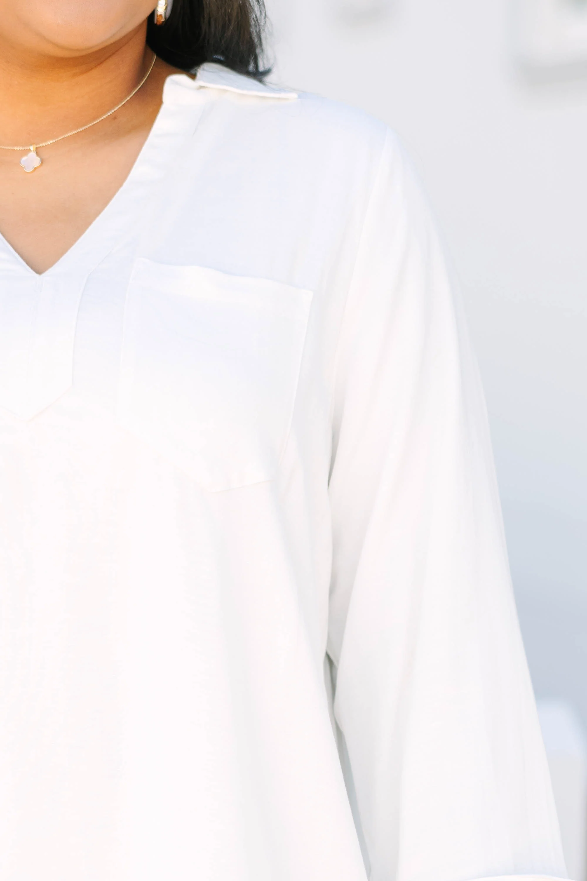 Natural By Nature Popover Dress, Cream - Image 4