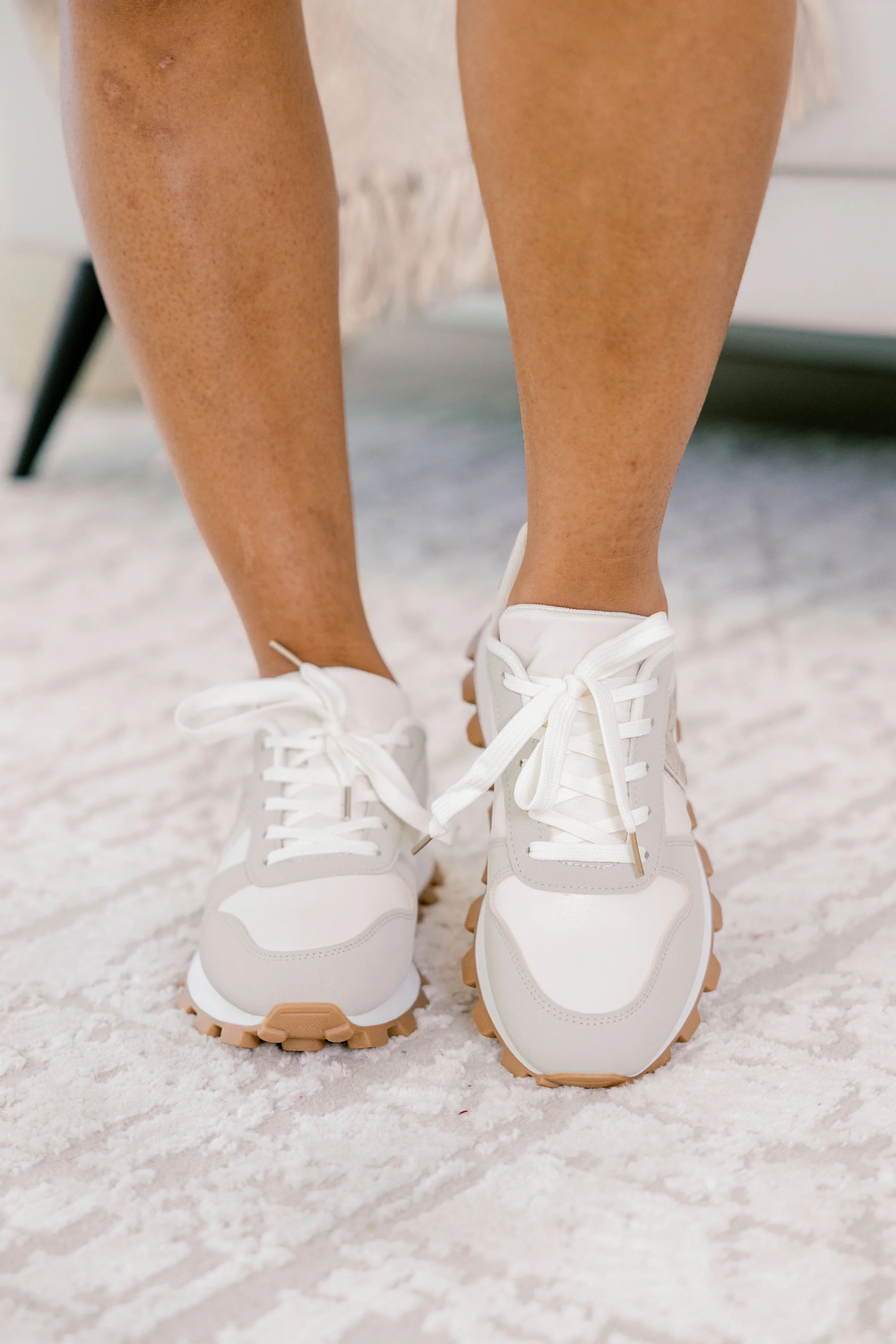 Never Out Of Reach Sneakers, Beige - Image 2