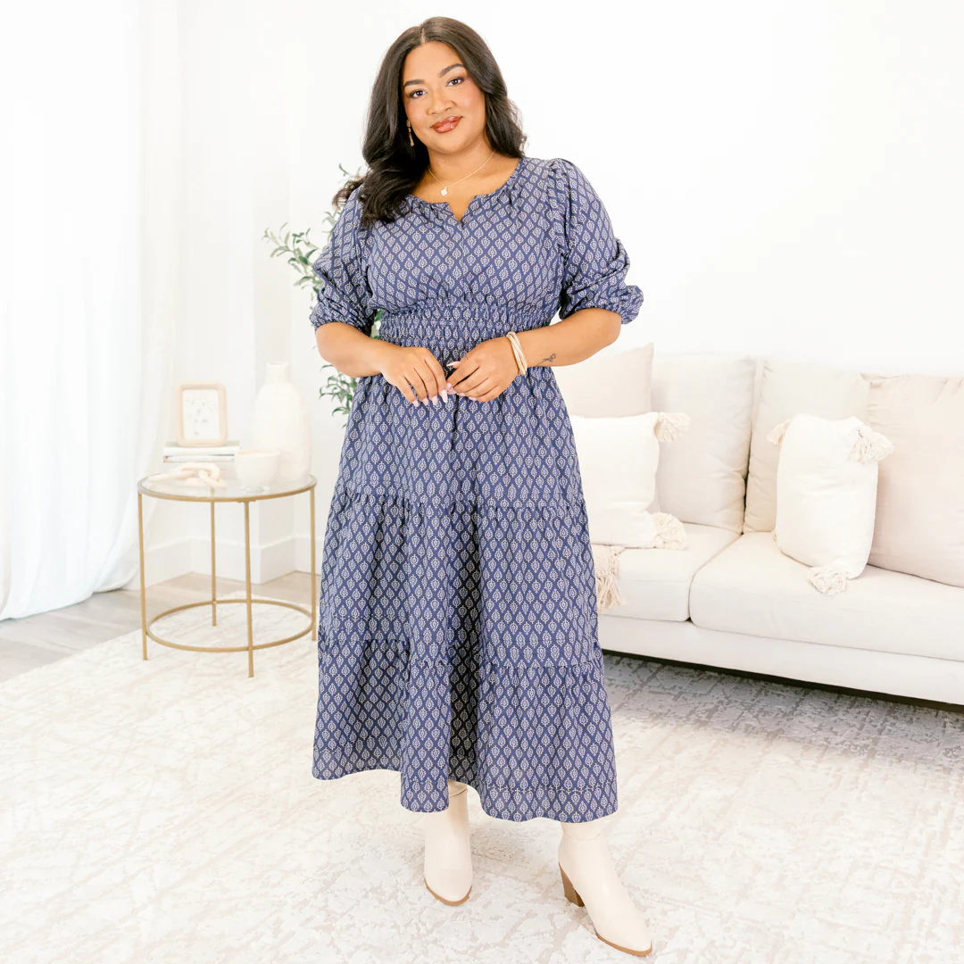 Never Turning Back Dress, Blue - Image 7