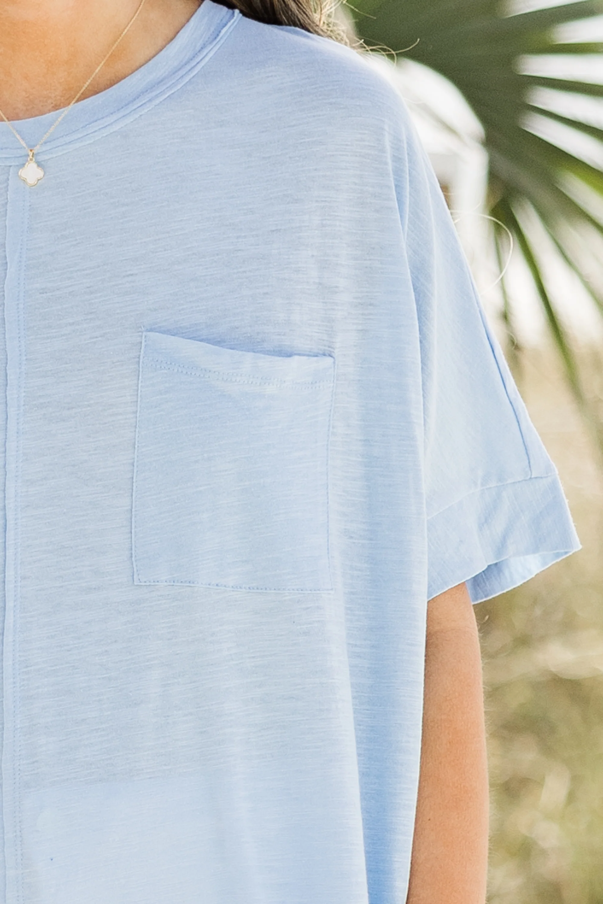 New Lovers Top, Light Blue - Image 4