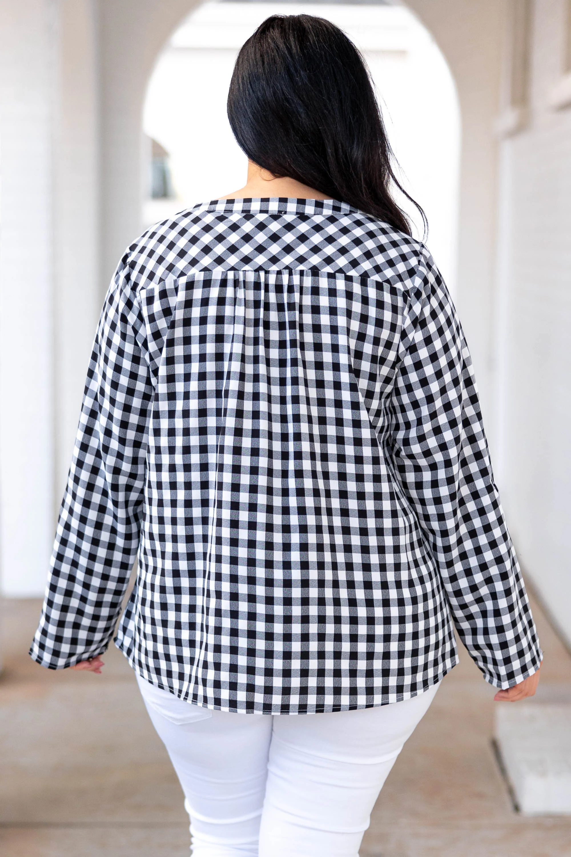New Sight Top, Gingham - Image 5