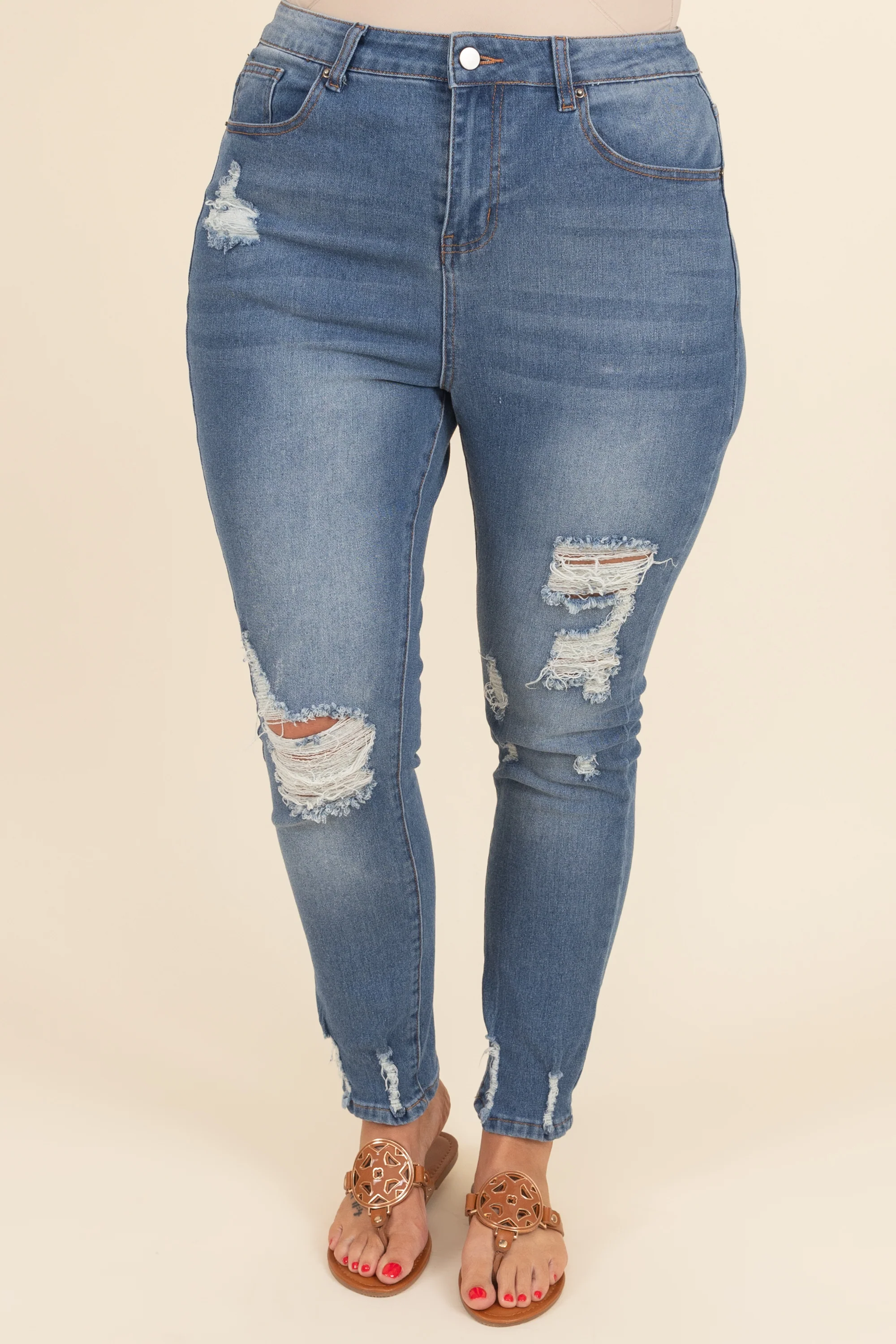 Not Your Mom's Jeans, Medium Wash - Image 3