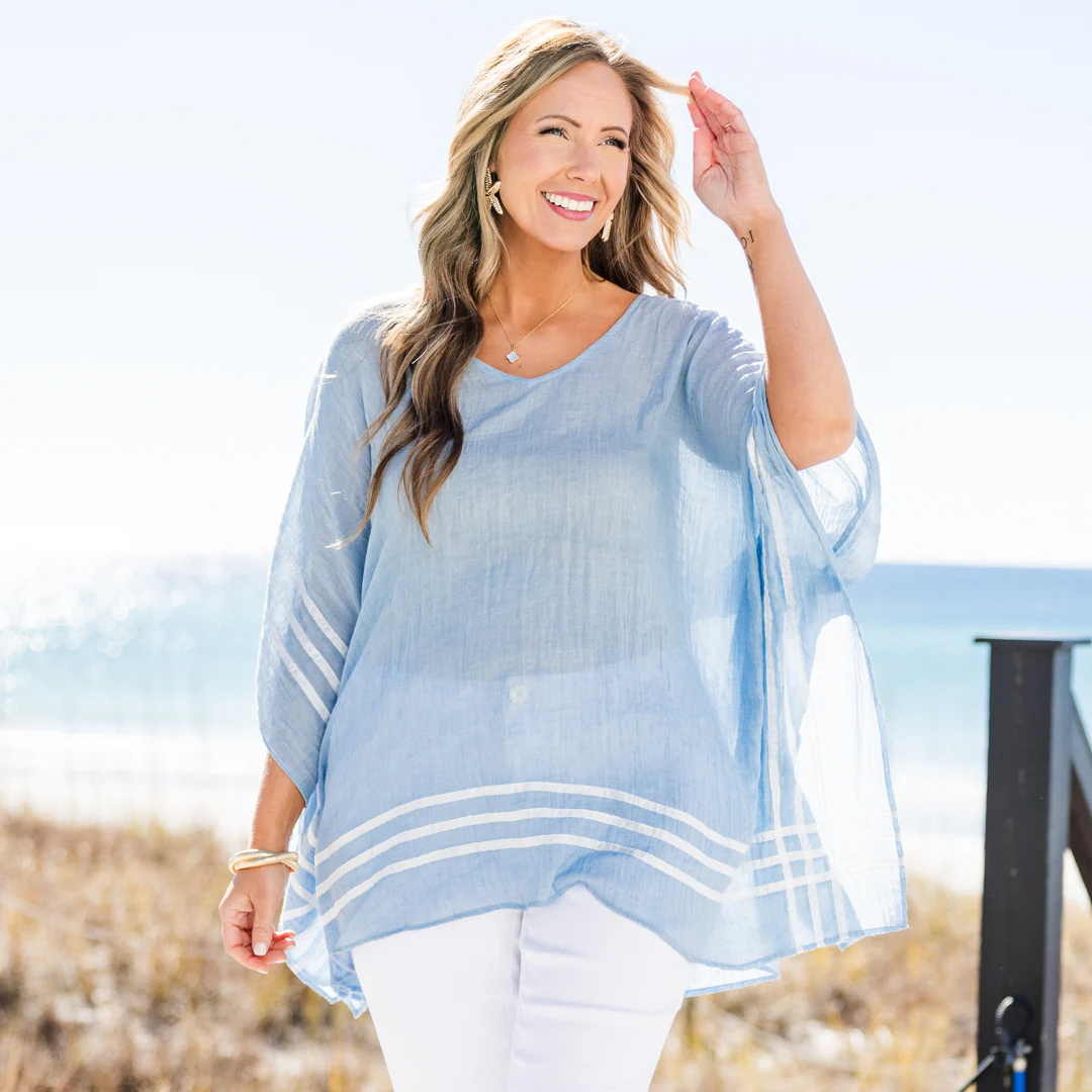 Oh Boy Tunic, Blue - Image 7