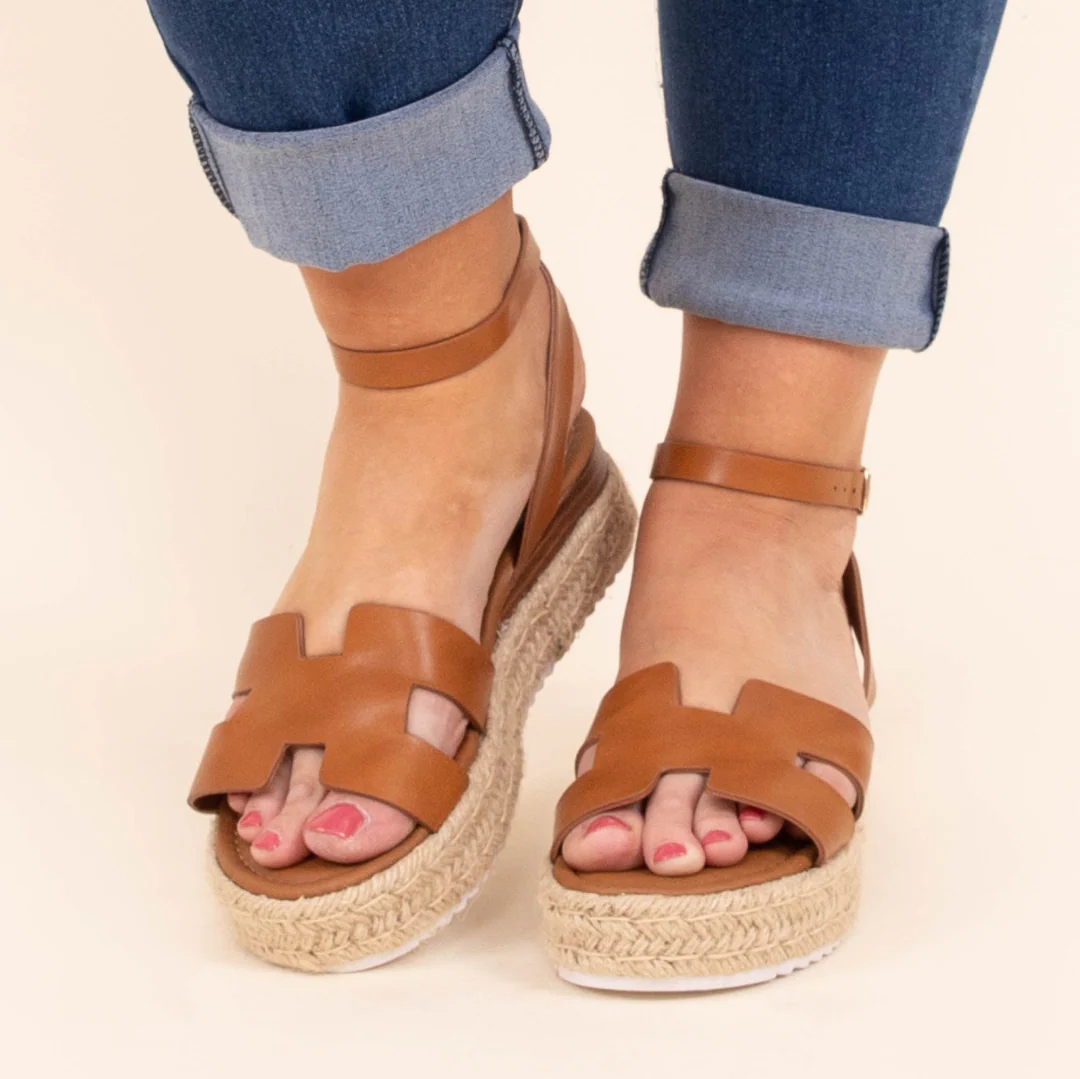 On A Getaway Sandals, New Tan - Image 6