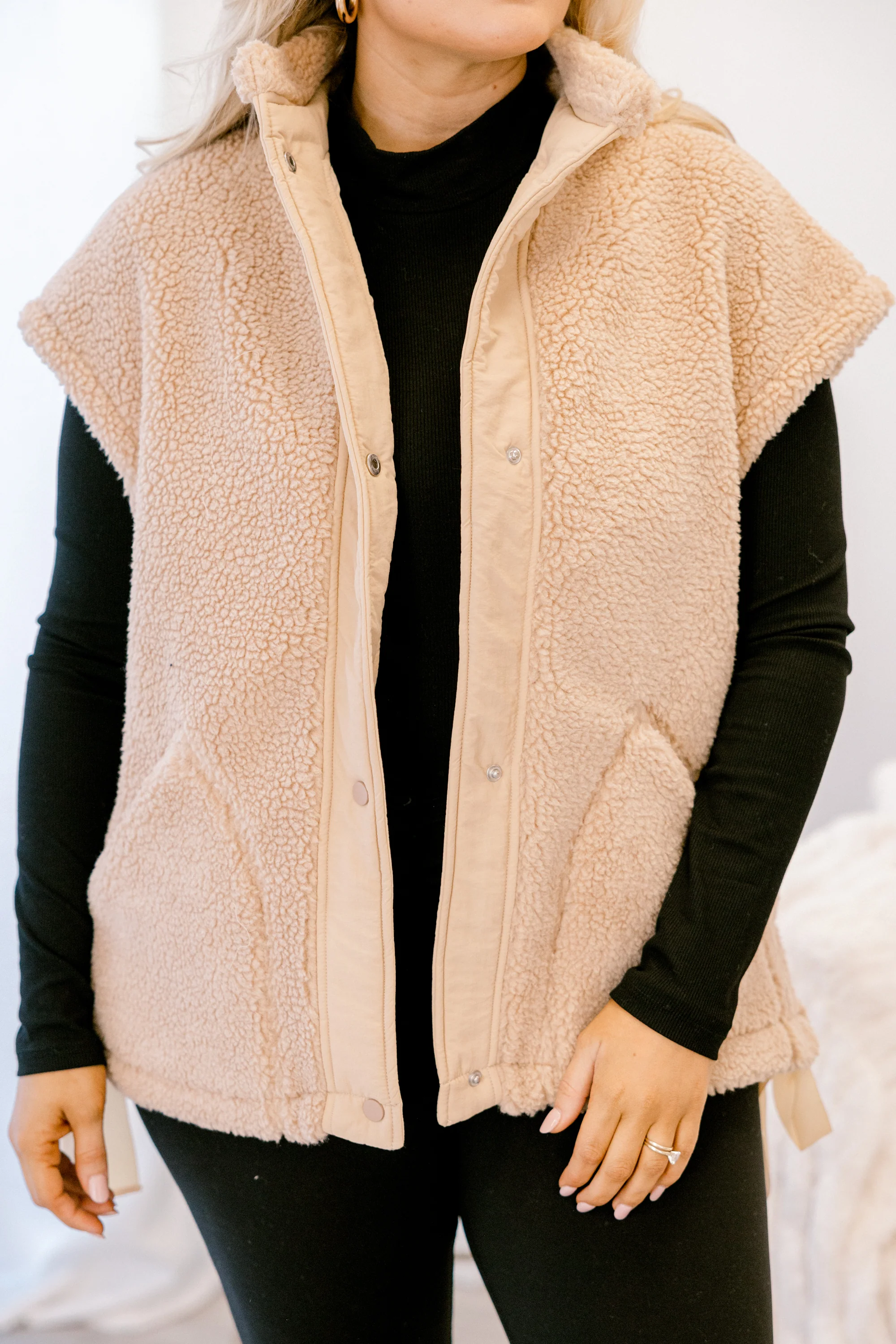 On Schedule Vest, Tan - Image 5