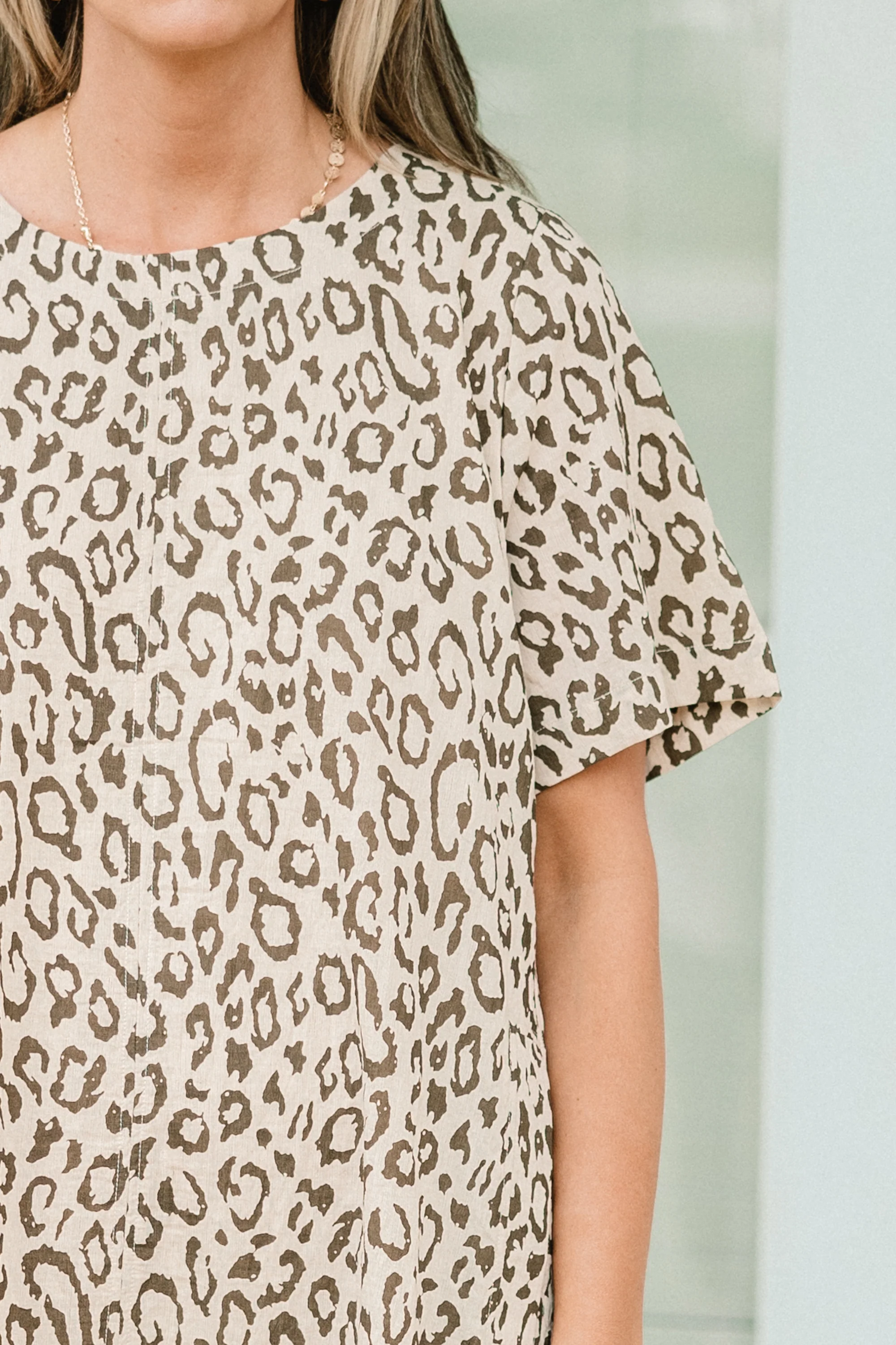 On The Move Dress, Oatmeal - Image 4