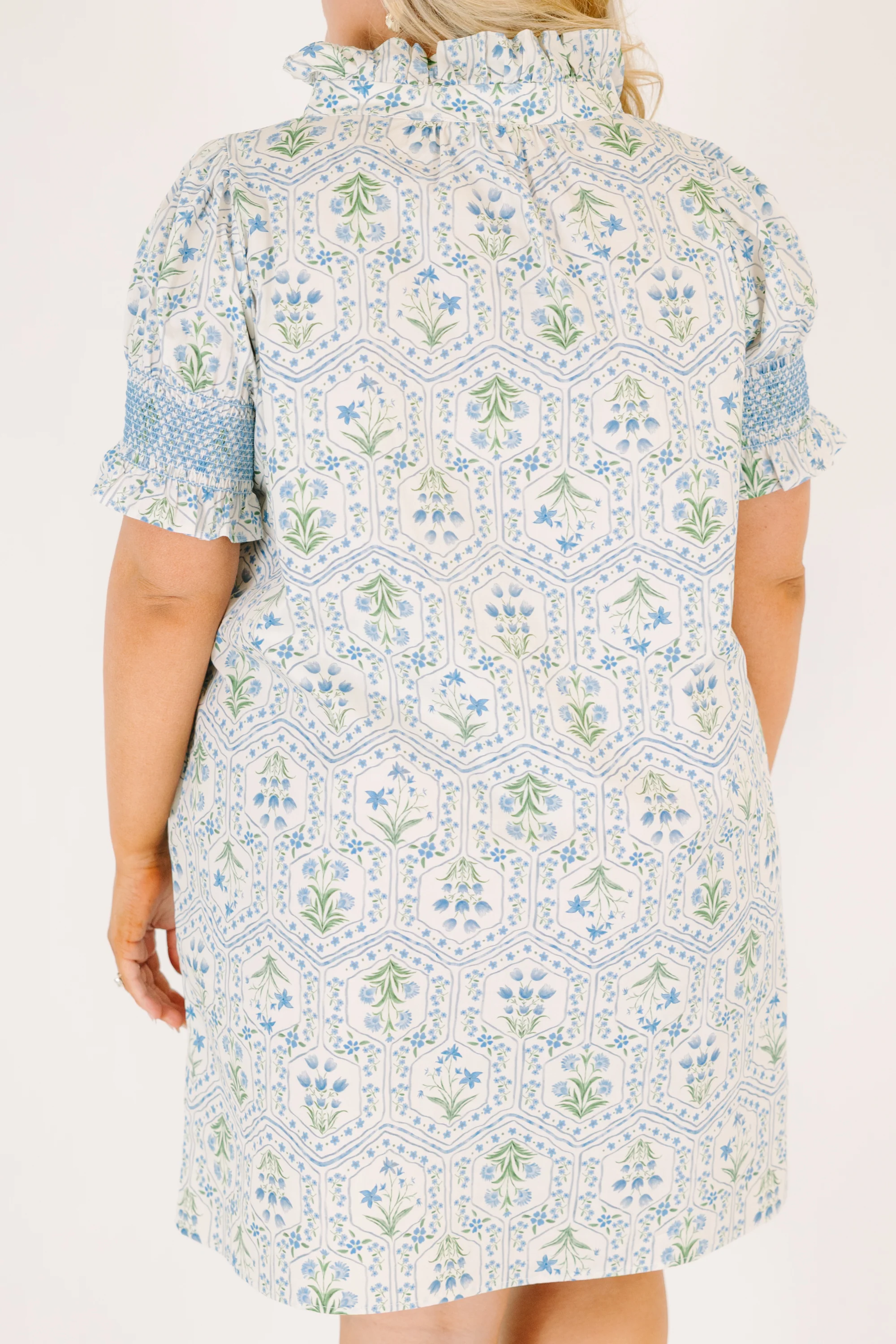 On Your Way Dress, Blue - Image 7