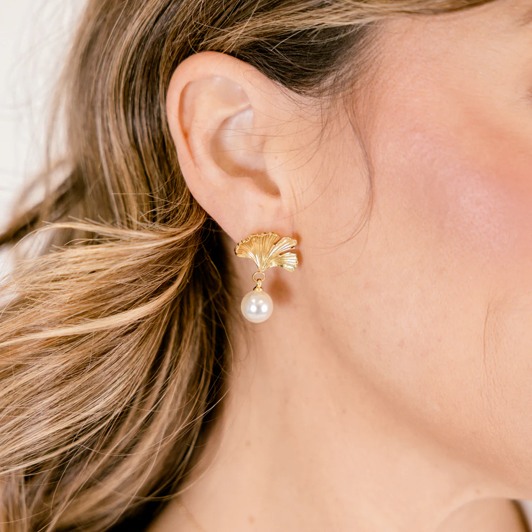 Only Being Honest Earrings, Gold - Image 4
